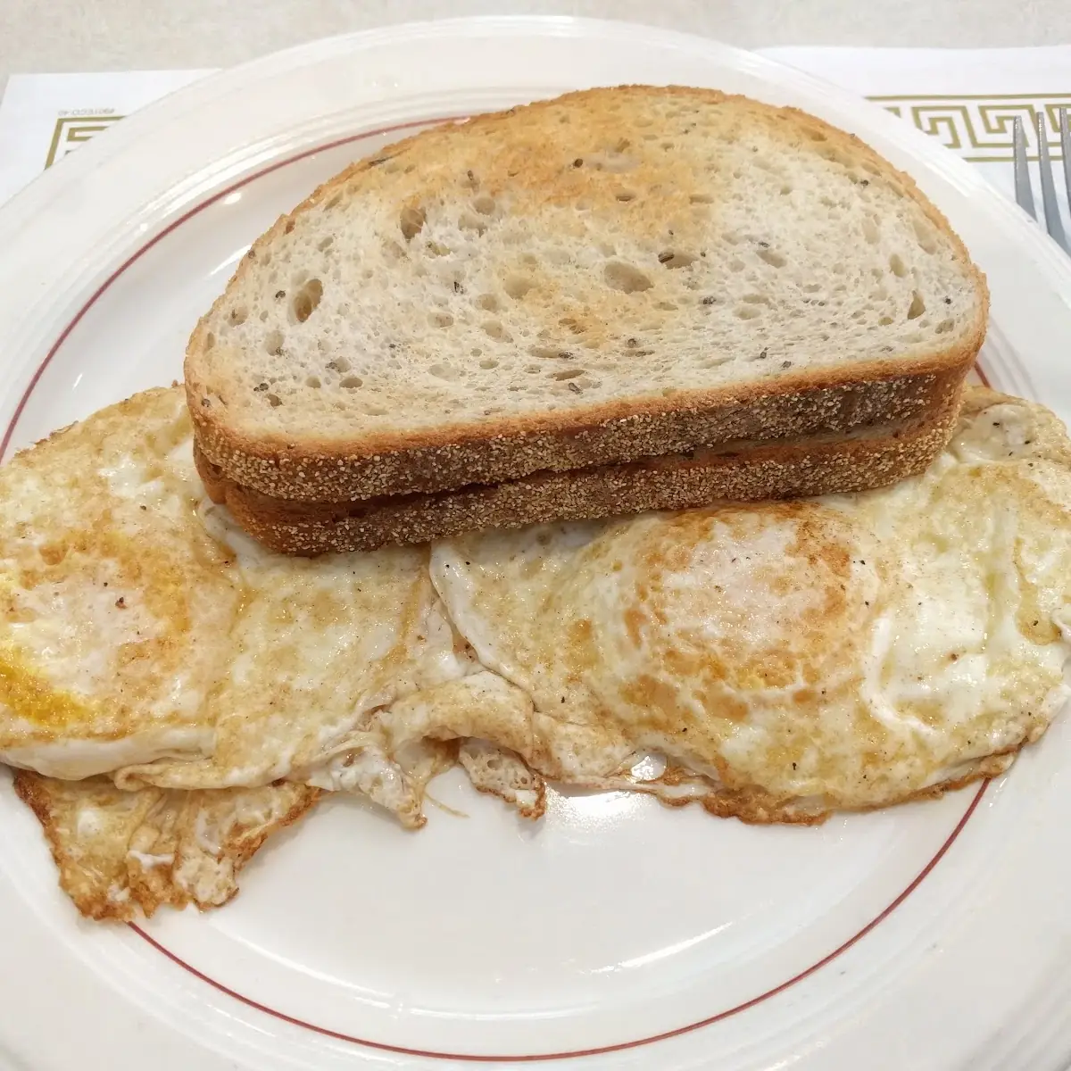 Two Eggs and Toast