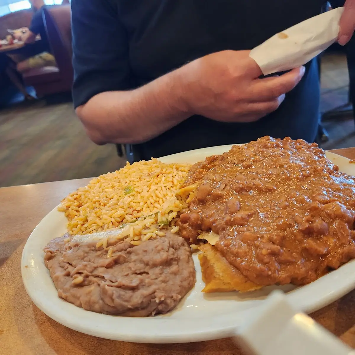 Refried Beans & Mexican Sausage