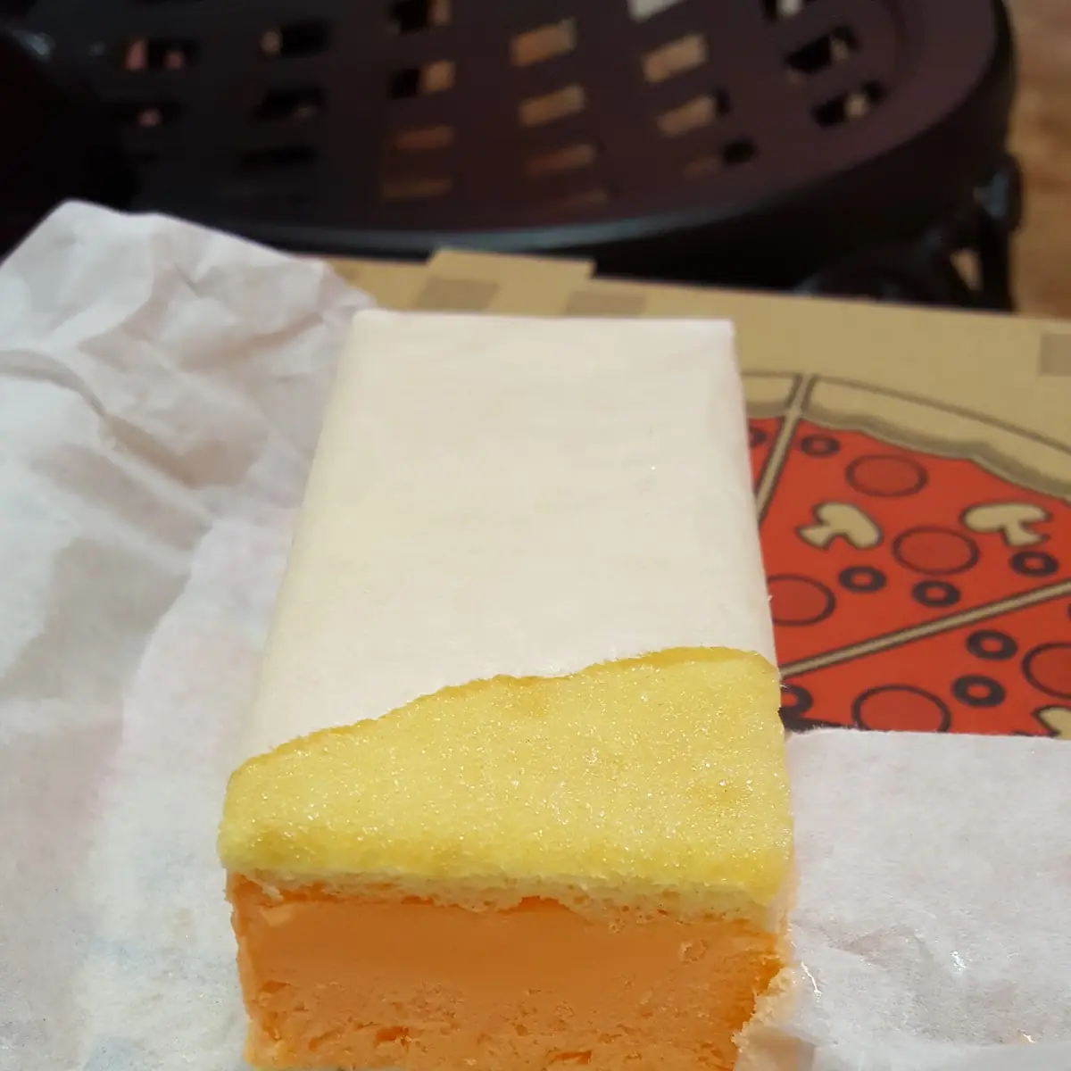 Orange Sherbet Ice Cream Sandwich