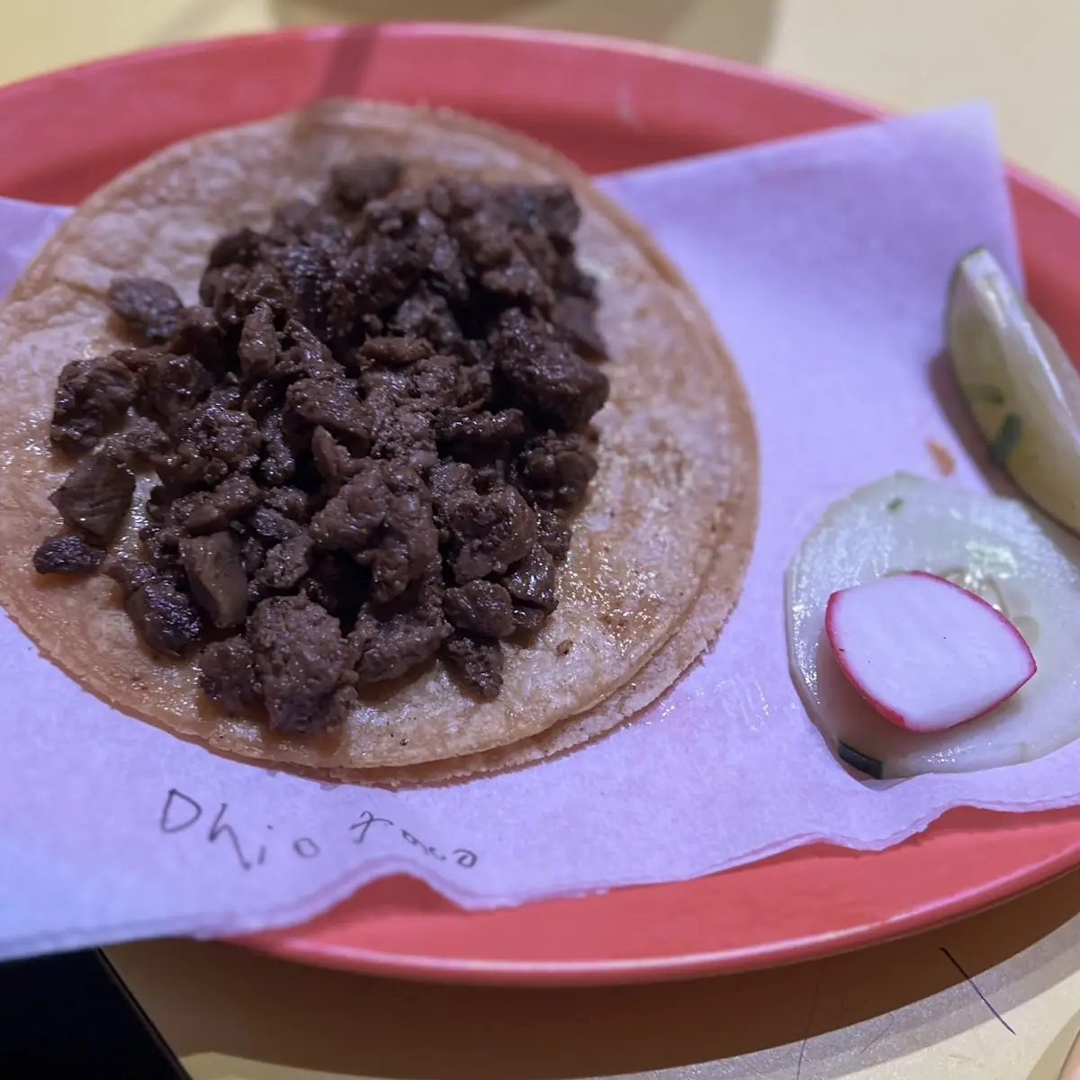 Taco de Carne Asada