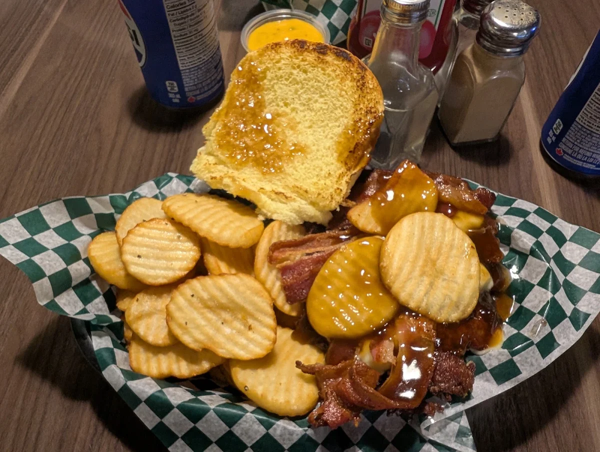 Bacon Poutine Cheeseburger