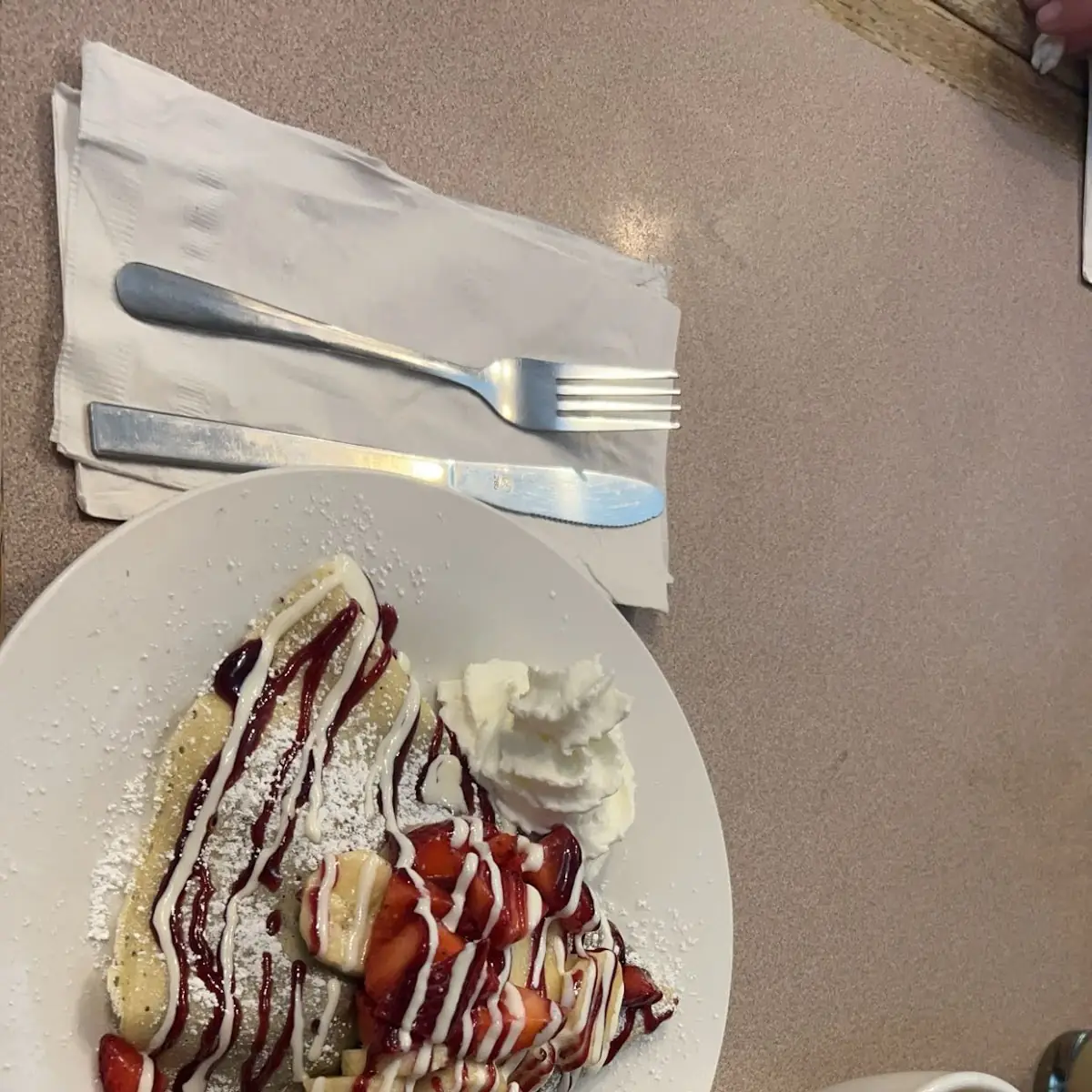 Strawberry Banana Crepe
