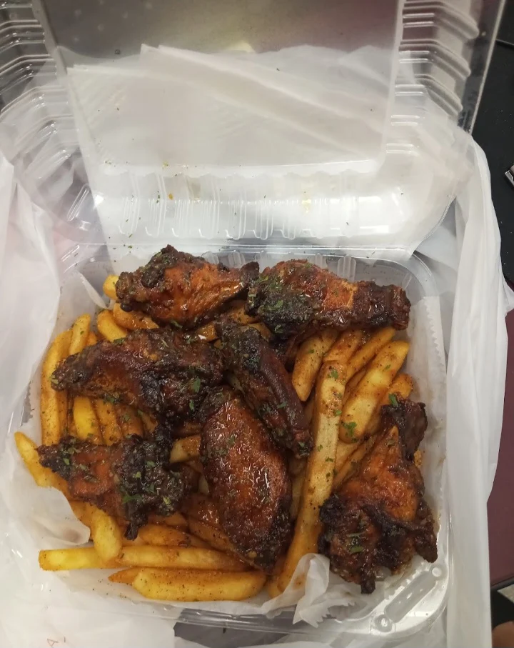 Chicken strips and fries