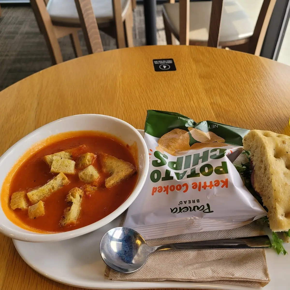 Tomato Basil Soup Tuna Sandwich