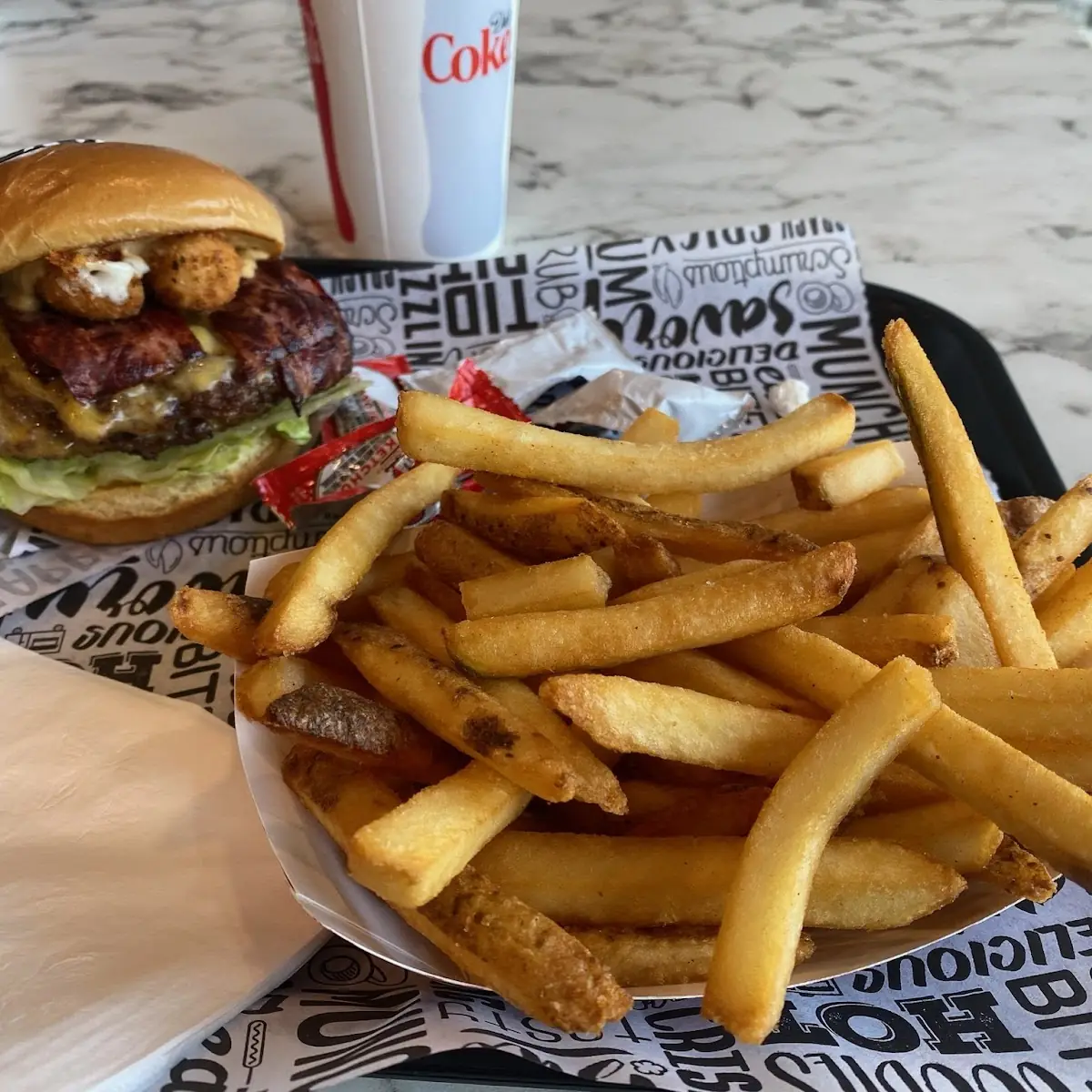 Burger Station Double Cheeseburger Combo