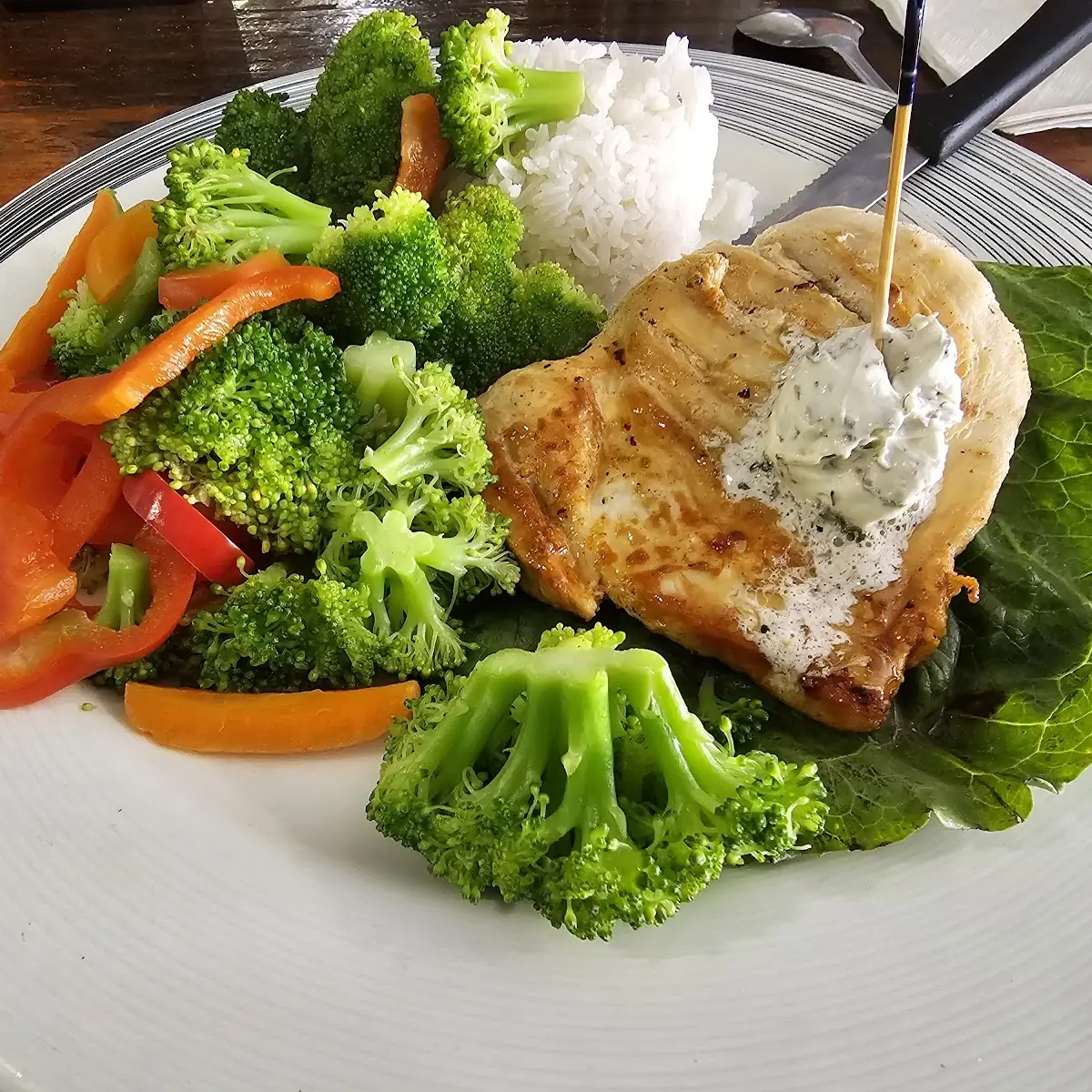 Grilled Chicken Dinner