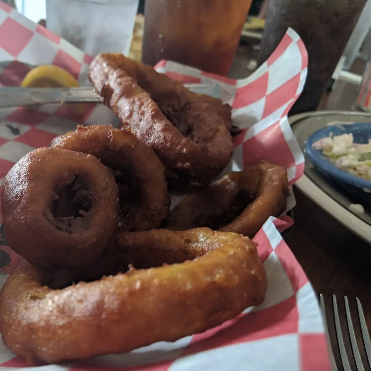 Basket Beer Battered Onion Rings