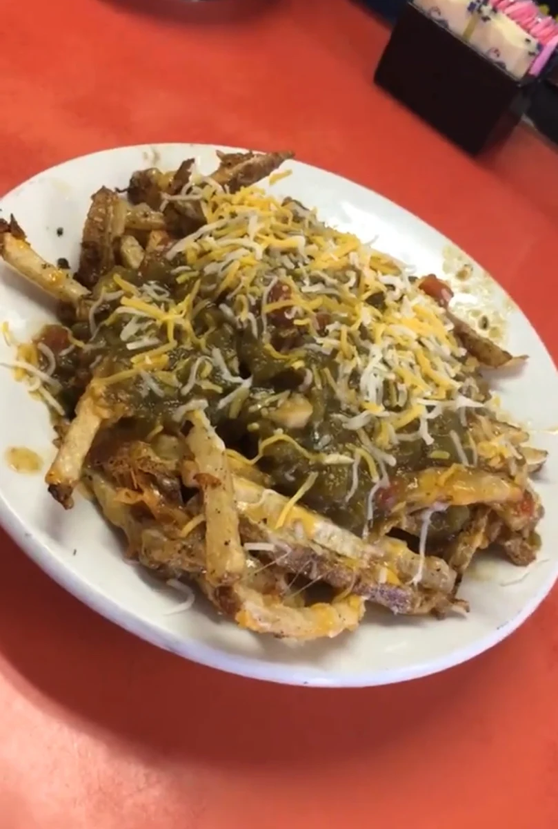 Green Chili Cheese Fries