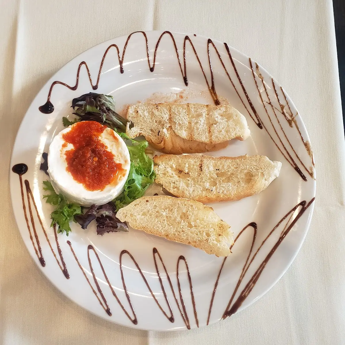 Fresh Cheese and Red Pepper