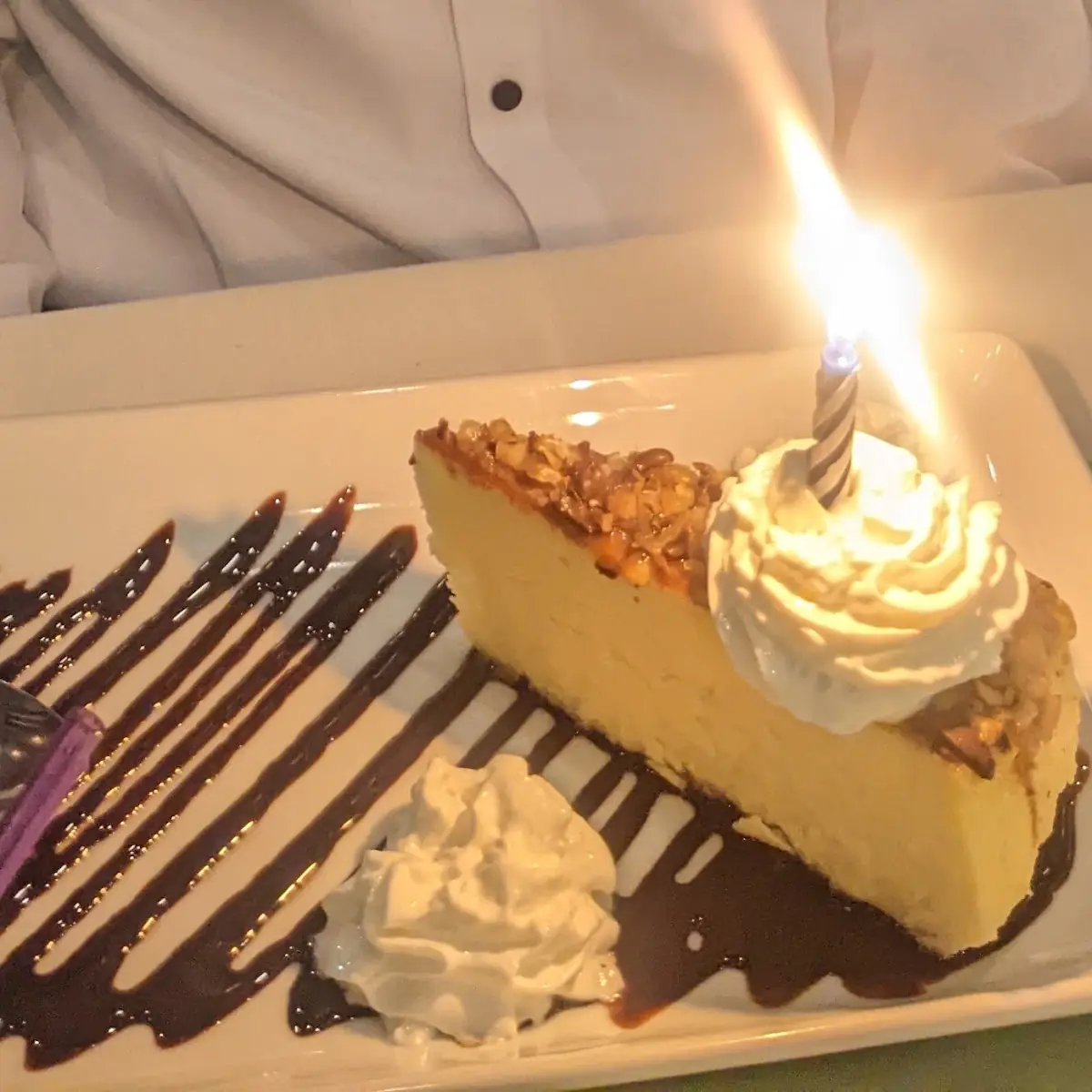 Turtle Cheesecake Slice