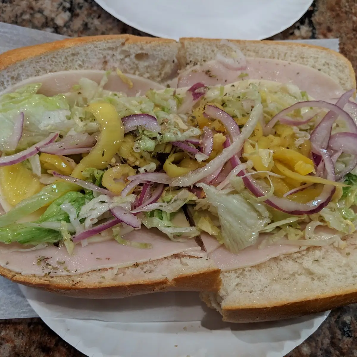 Turkey and Provolone Cheese Sub