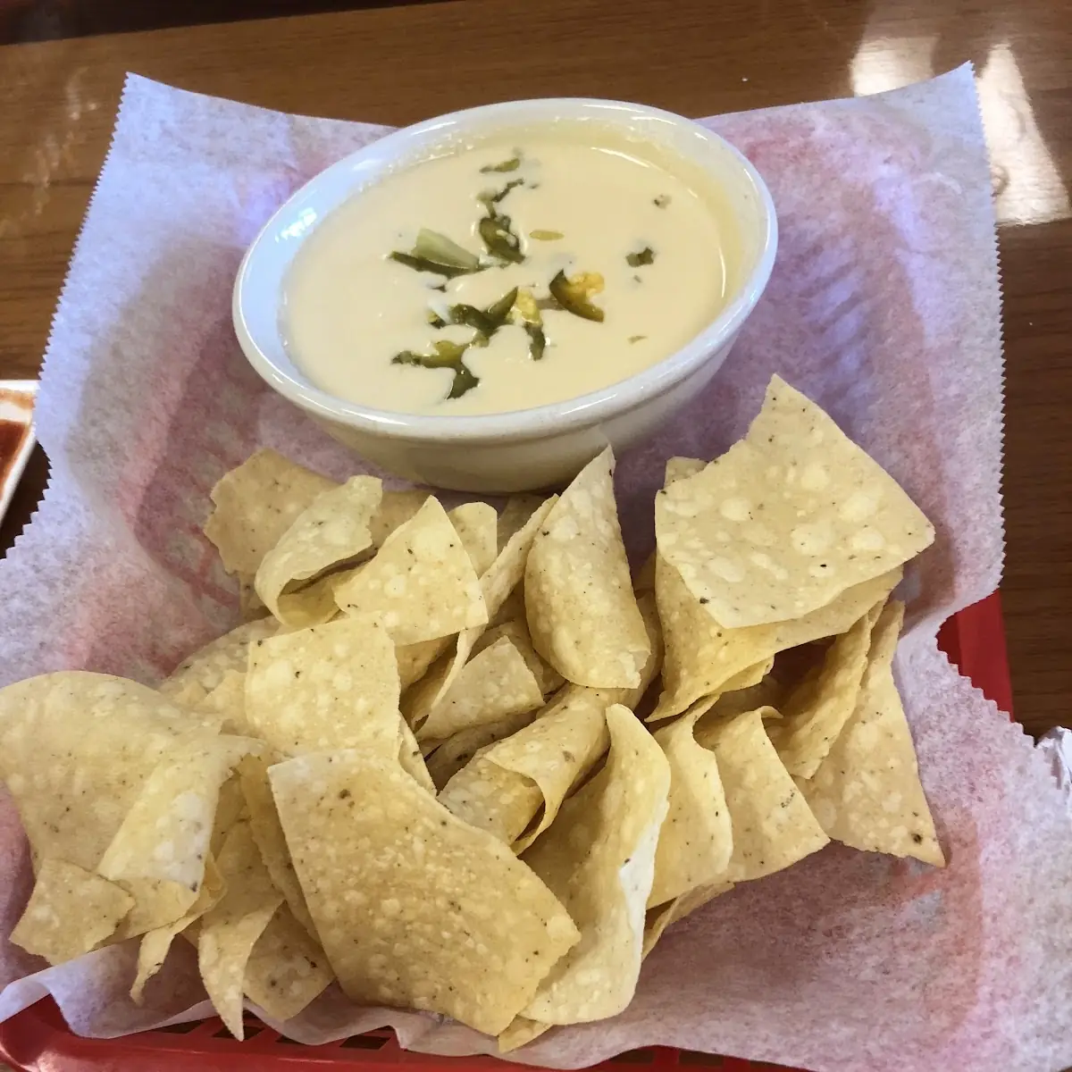 Cheese Dip with Chips