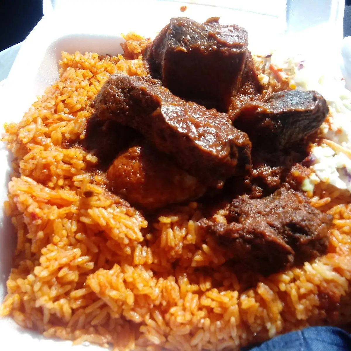 Jollof Rice & Meat