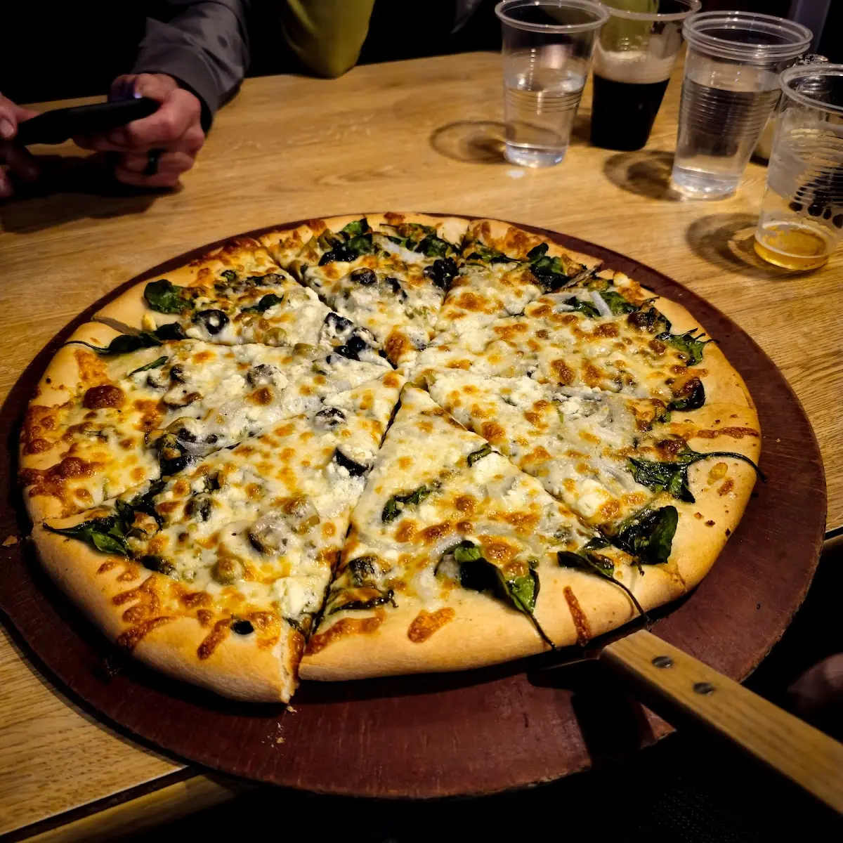 Spinach Pizza