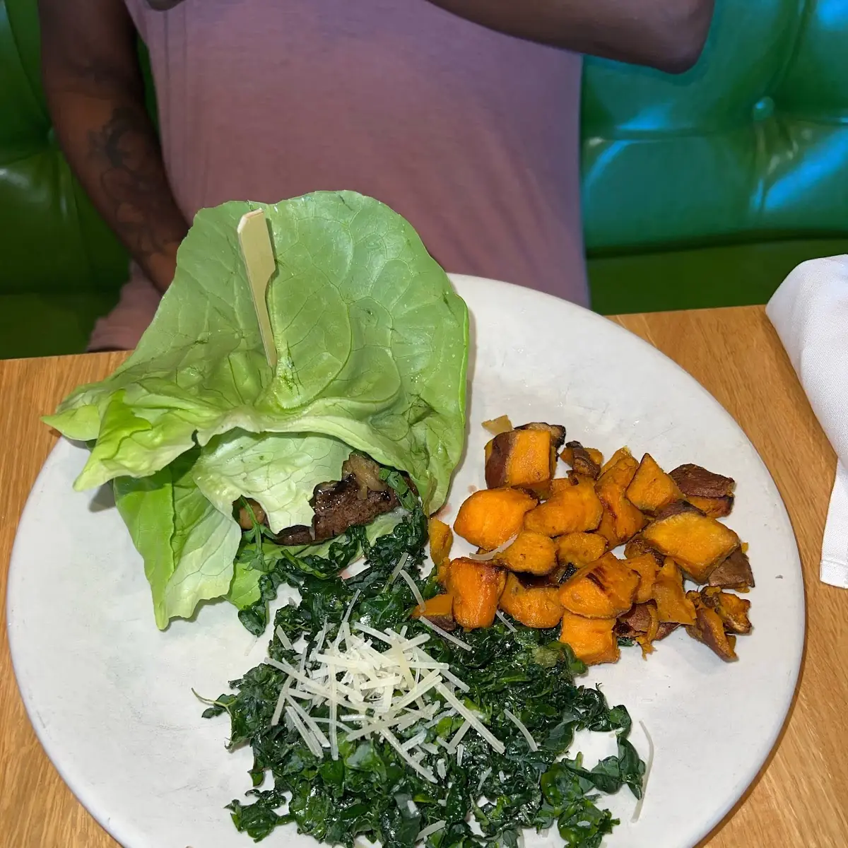 Vegan Double Cheeseburger