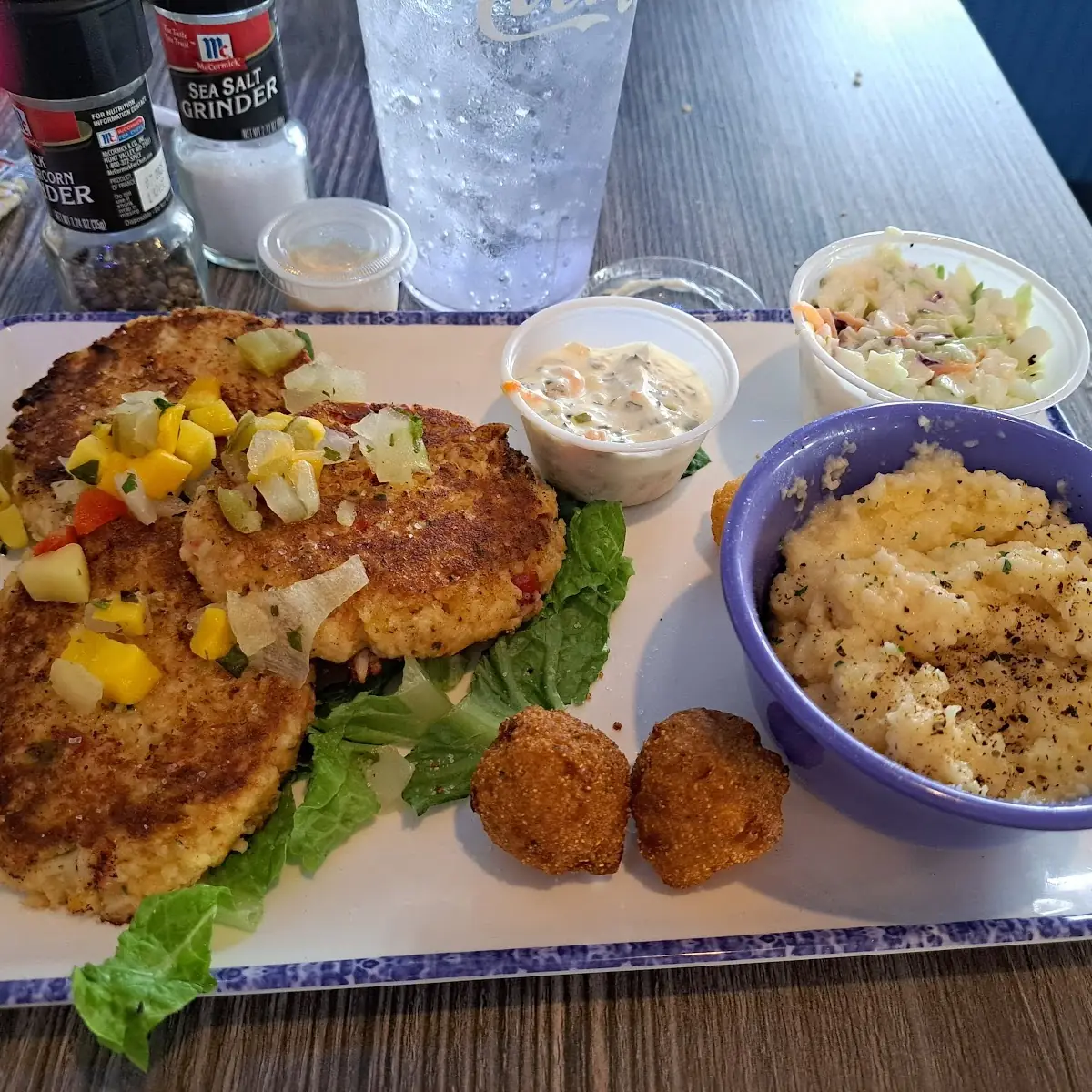Crab Cake Platter