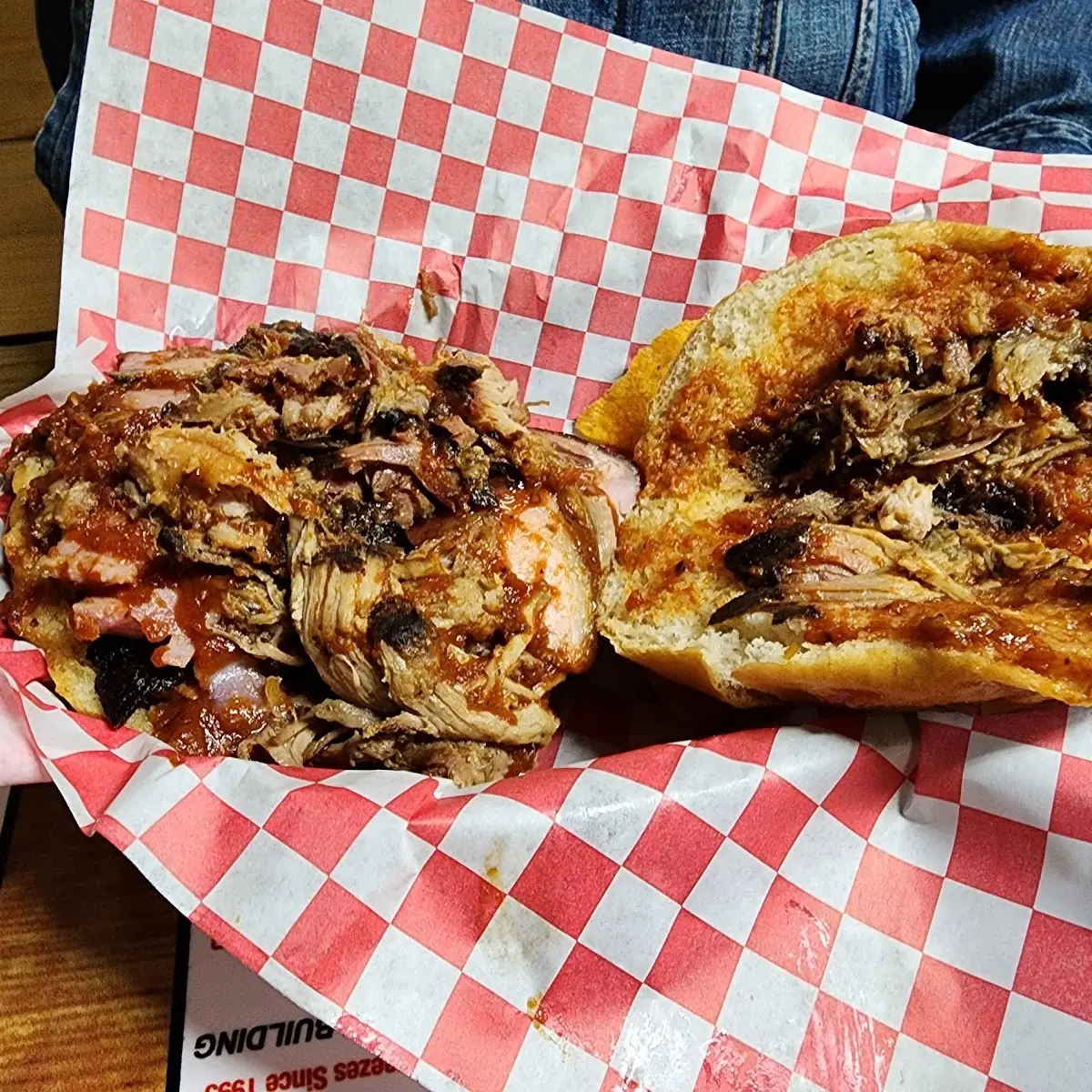 Sliced Brisket Sandwich