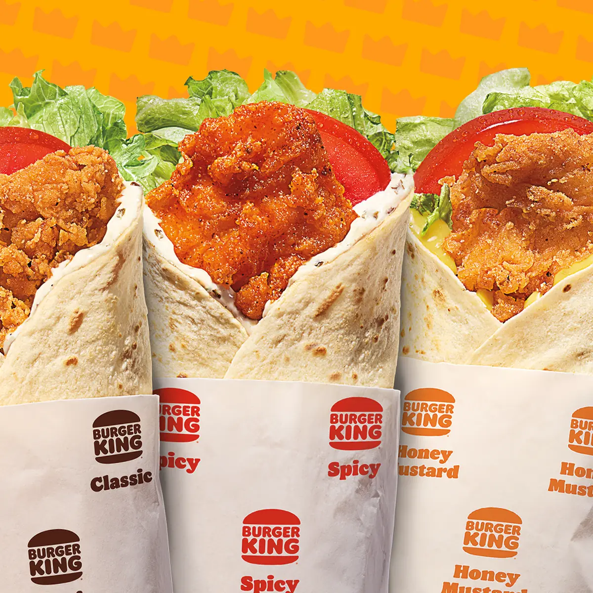 Classic Wrap Spicy Wrap Honey Mustard Wrap