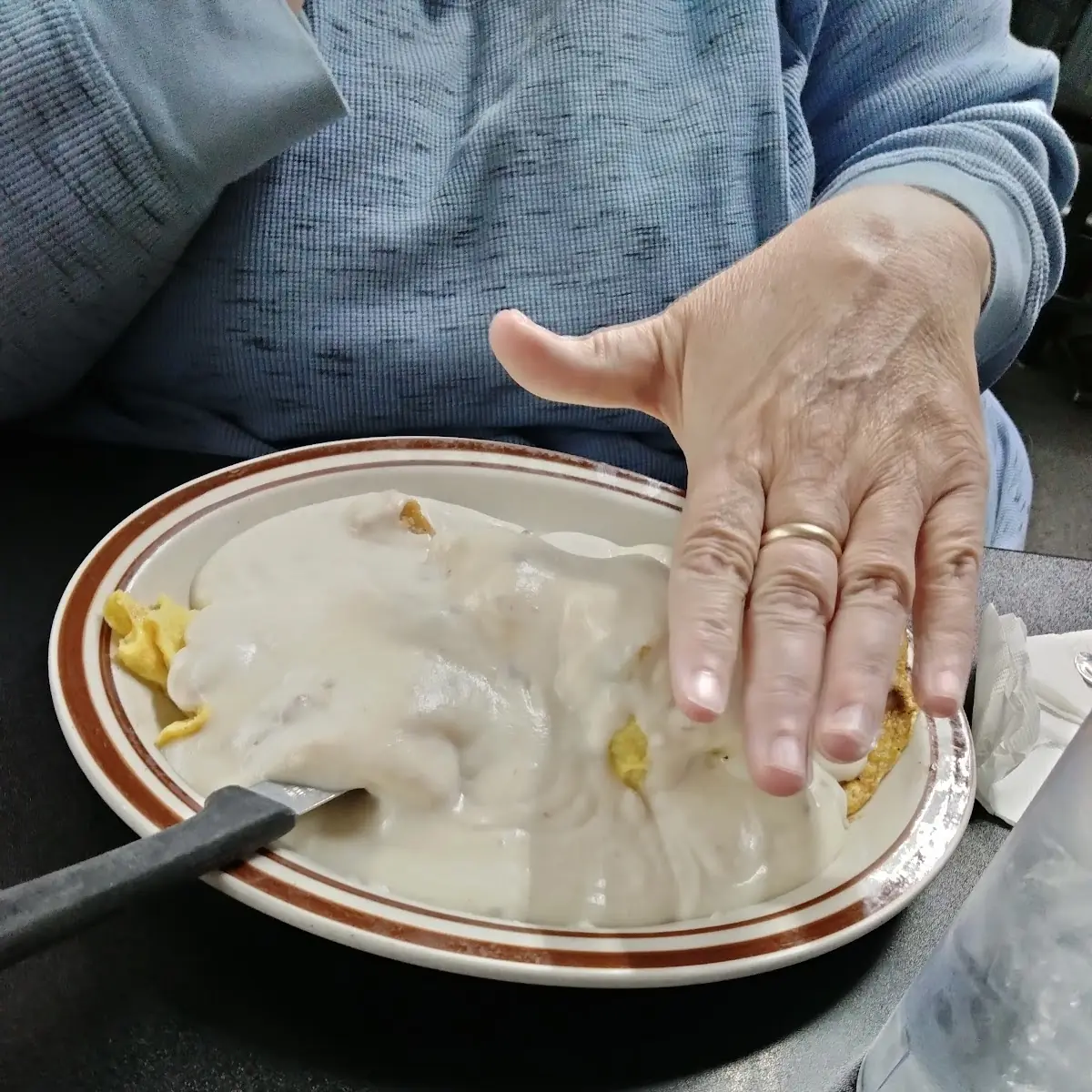 Chicken Fried Steak Omelette