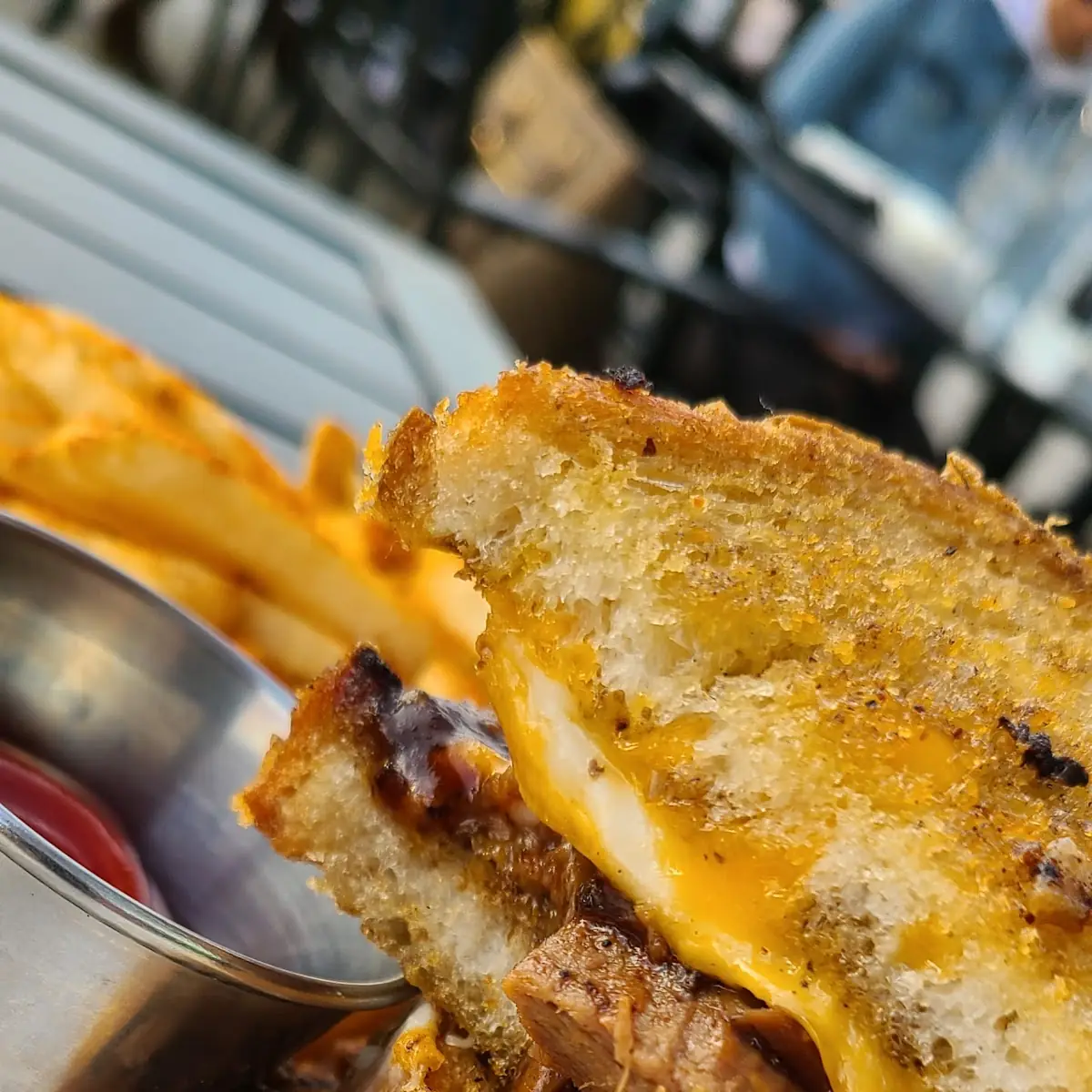Brisket Grilled Cheese Sandwich