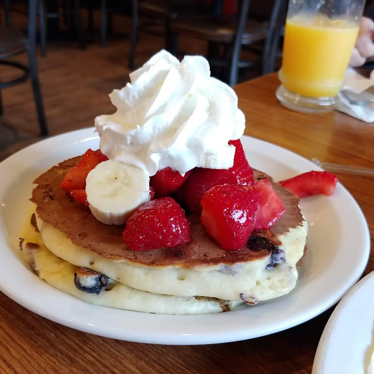 Double Berry Pancakes with Bacon