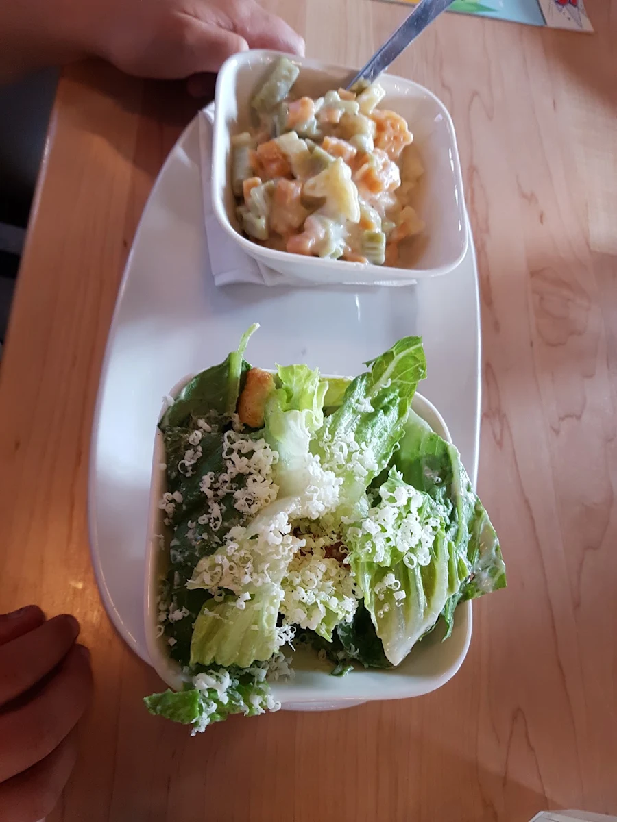 Kids Meal Bugs and Cheese w Ceasar Salad, Boston Pizza