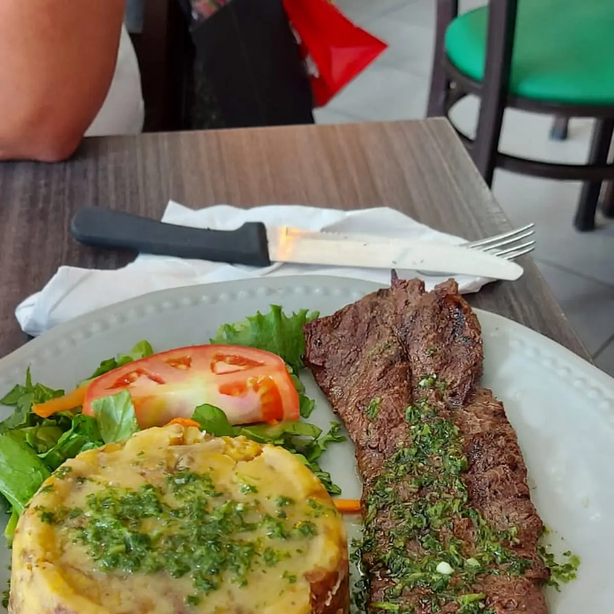 Mofongo Con Churrasco