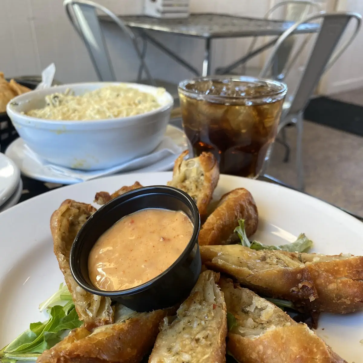 Boudin Egg Rolls