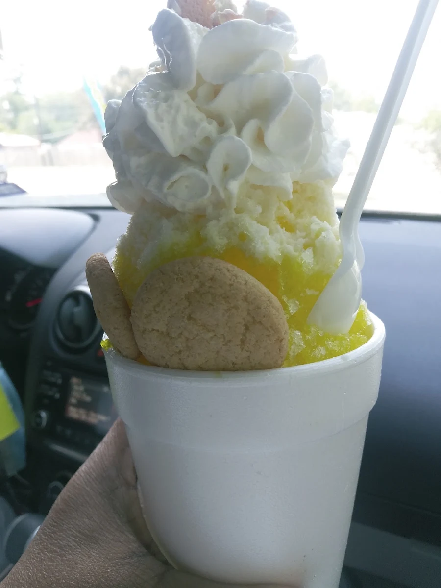 Banana Pudding Snow Cone