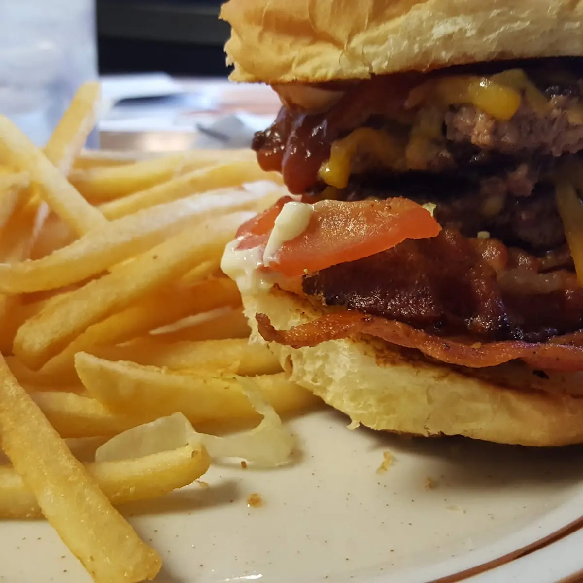 Double Bacon Cheddar Burger