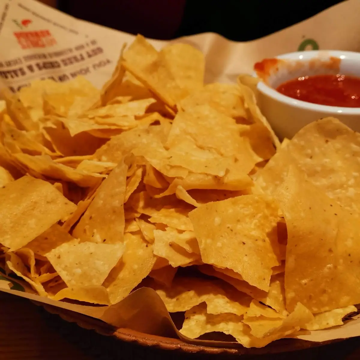 Chips & Salsa with Queso Fundido