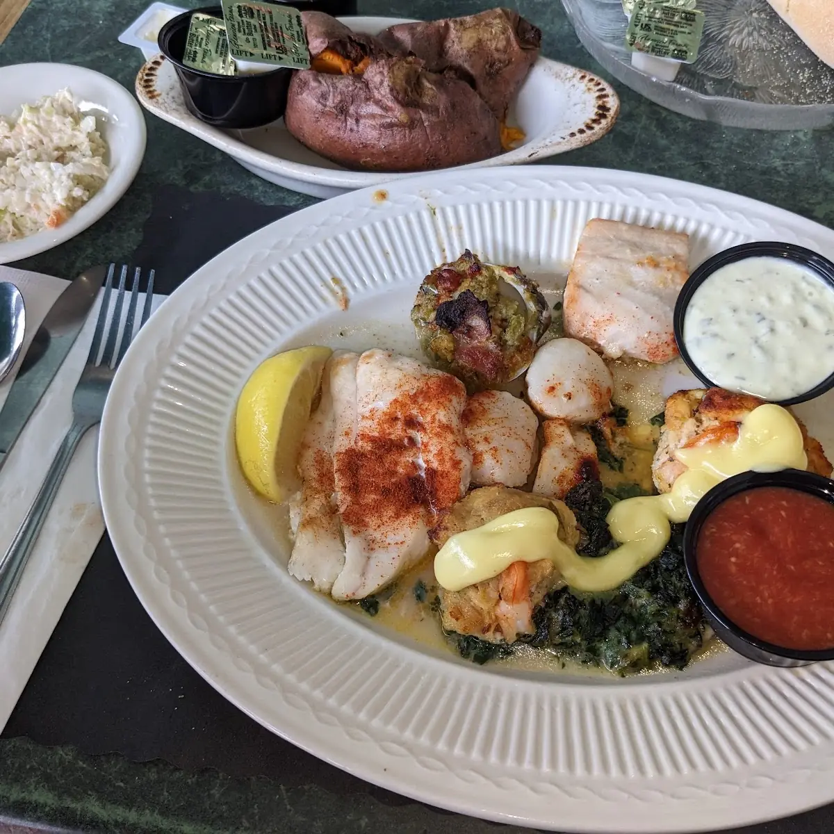 Broiled Seafood Platter