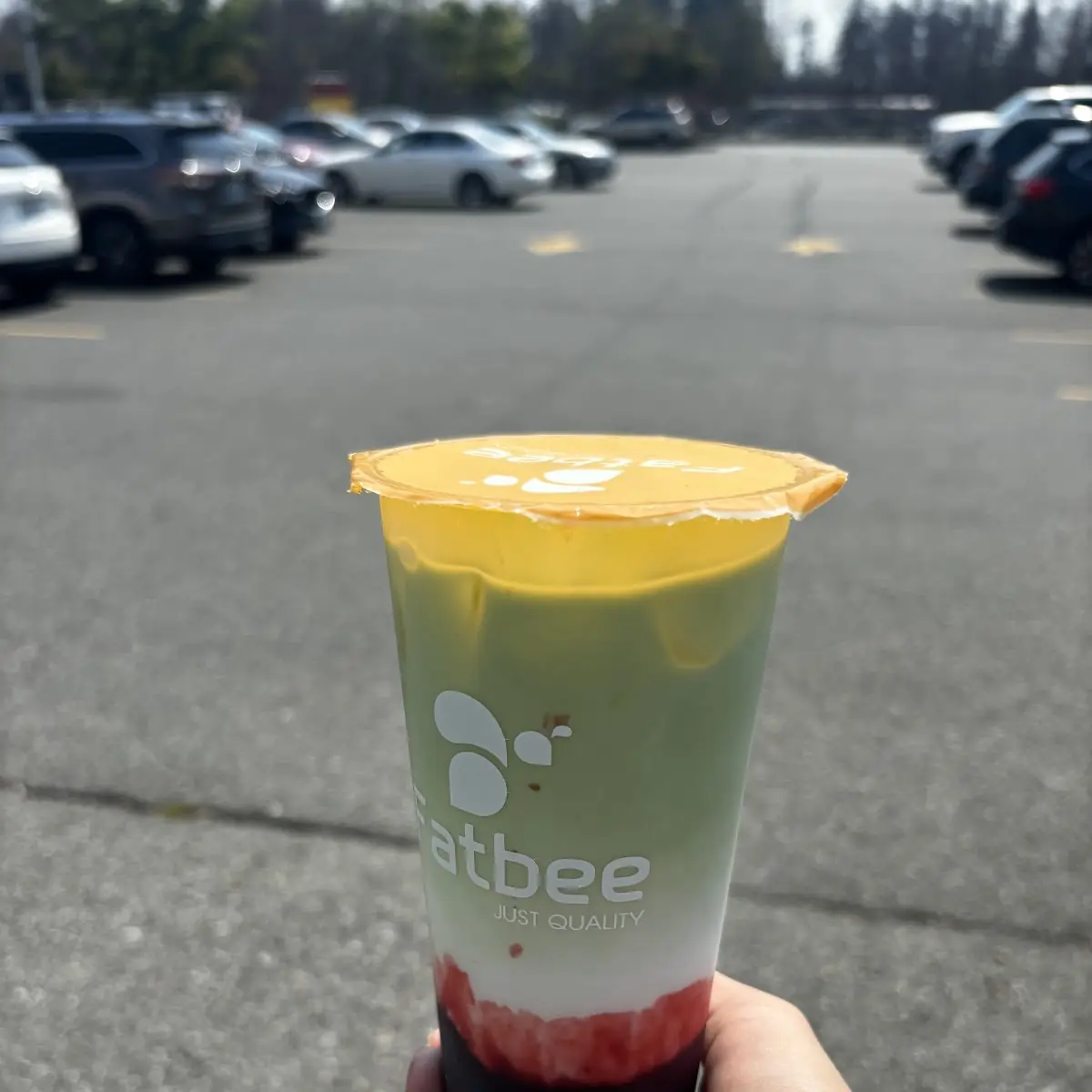 Strawberry Matcha Latte