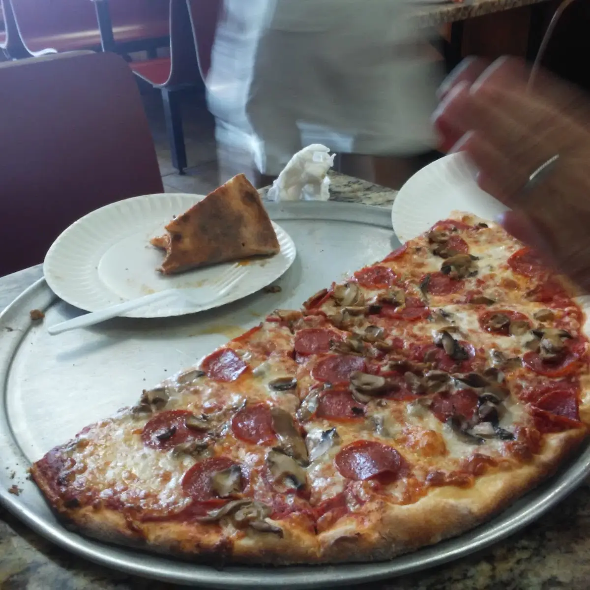 Pepperoni Pizza with Mushroom Pizza