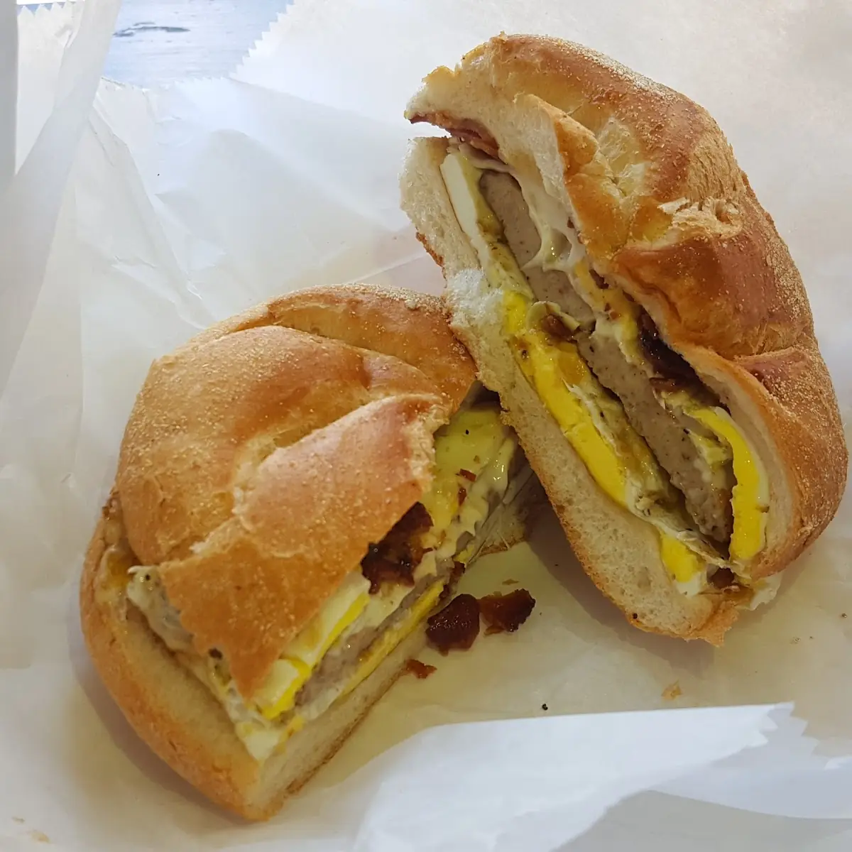 Turkey Bacon Egg and Cheese