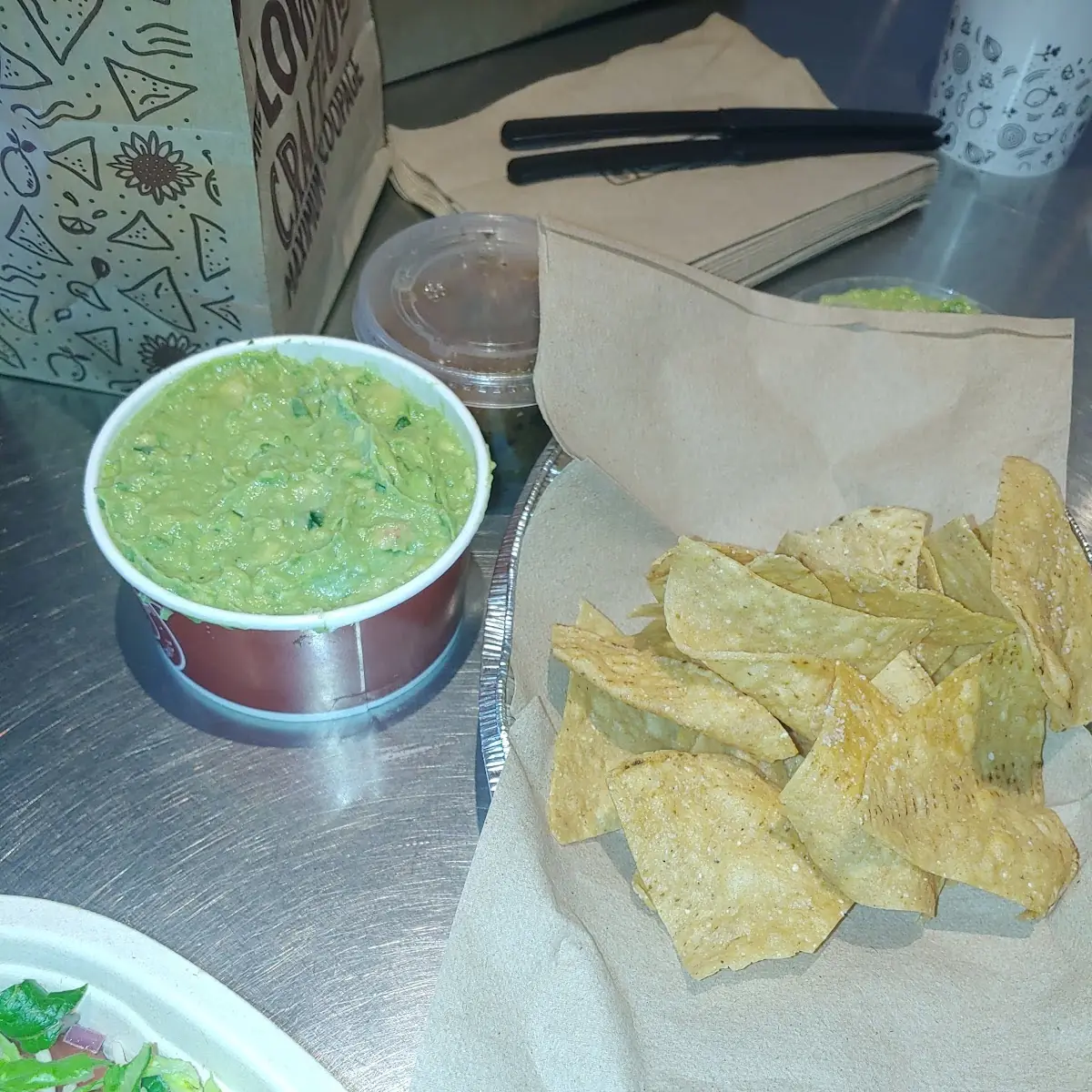 Guacamole Dip and Chips