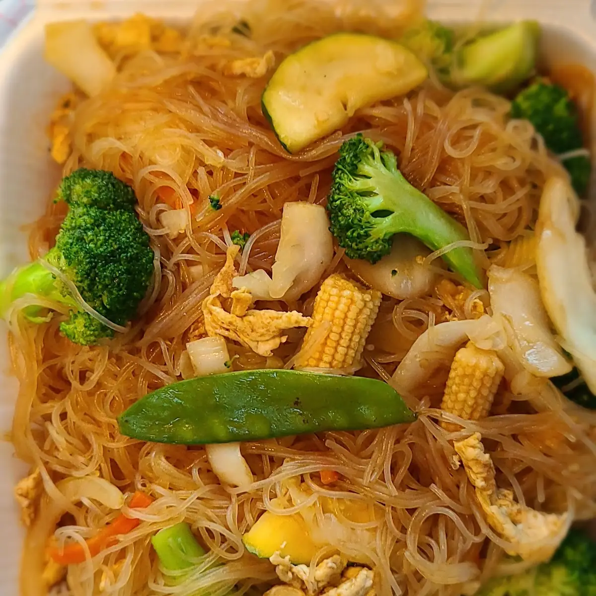 Mixed Vegetables w Rice Noodles