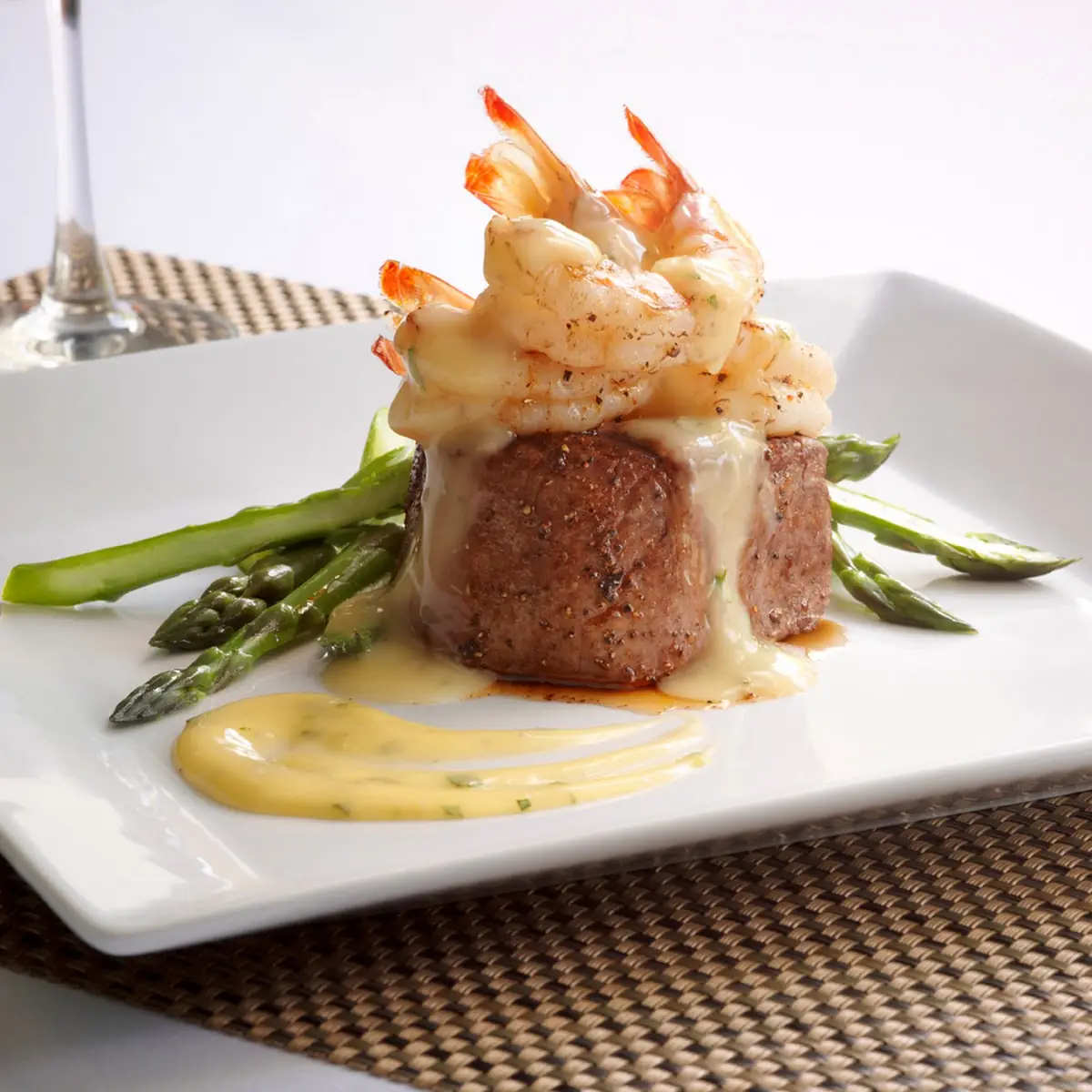Grilled Filet Mignon and Shrimp