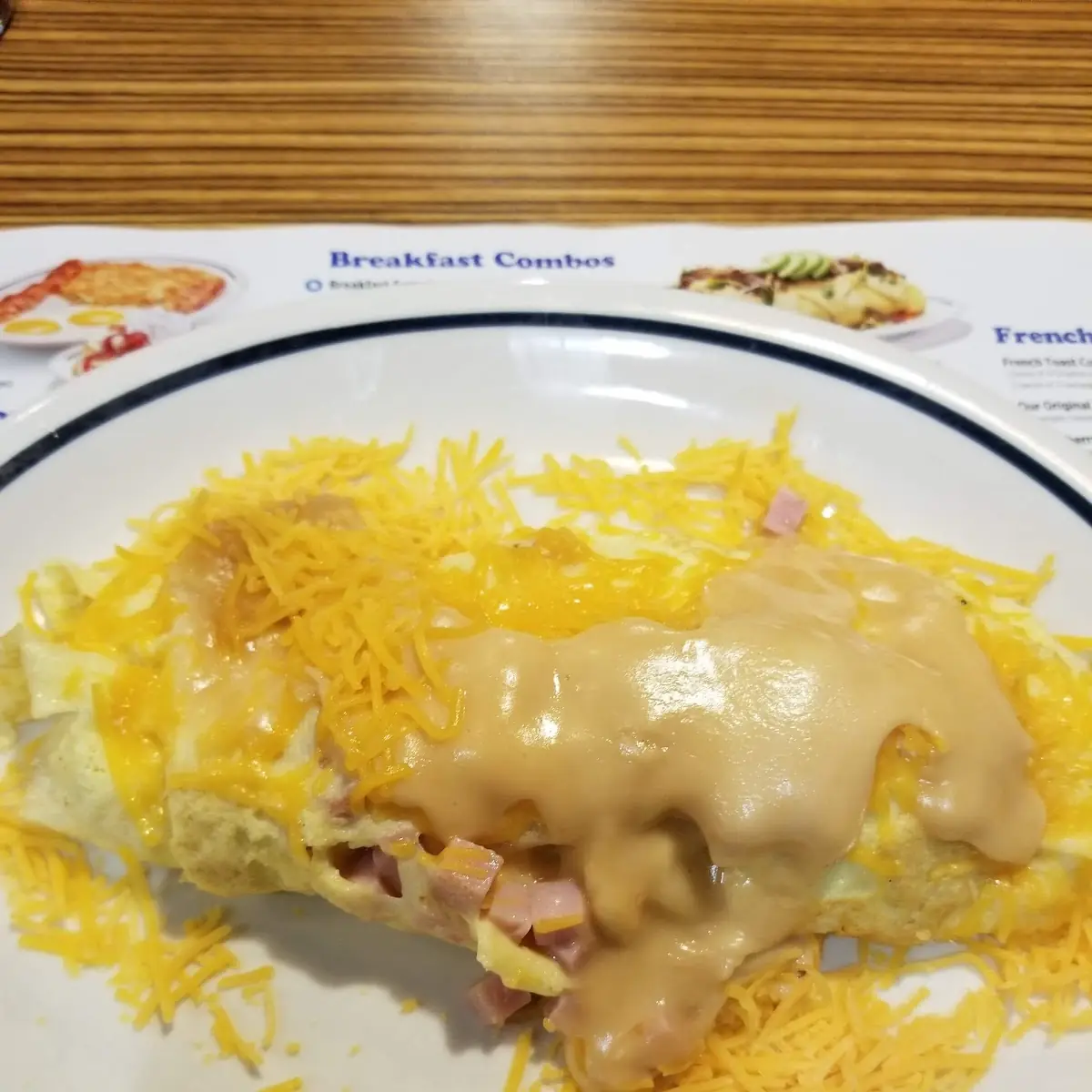 Ham and Cheese Omelette