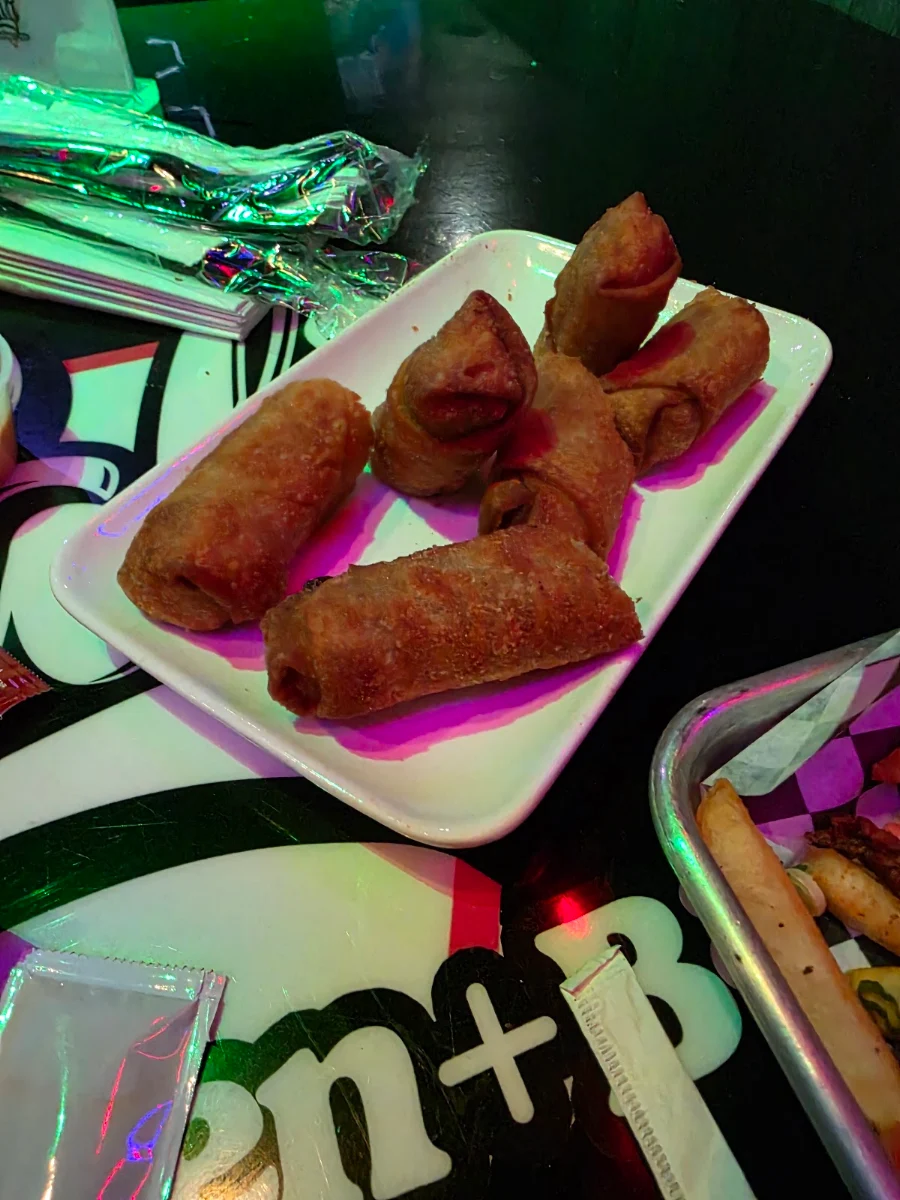 Boudin Egg Rolls