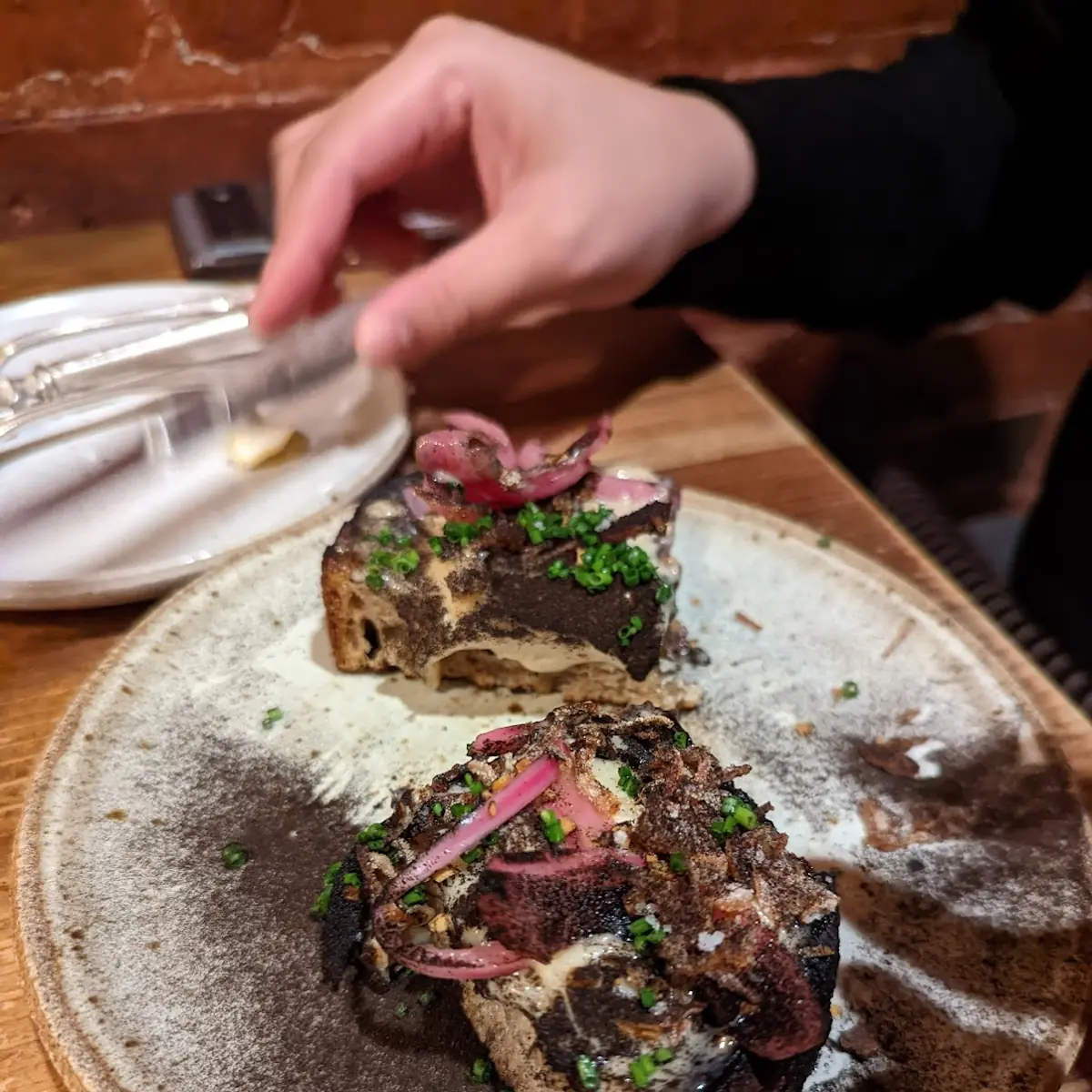 Grilled Bone Marrow Bread Turnips