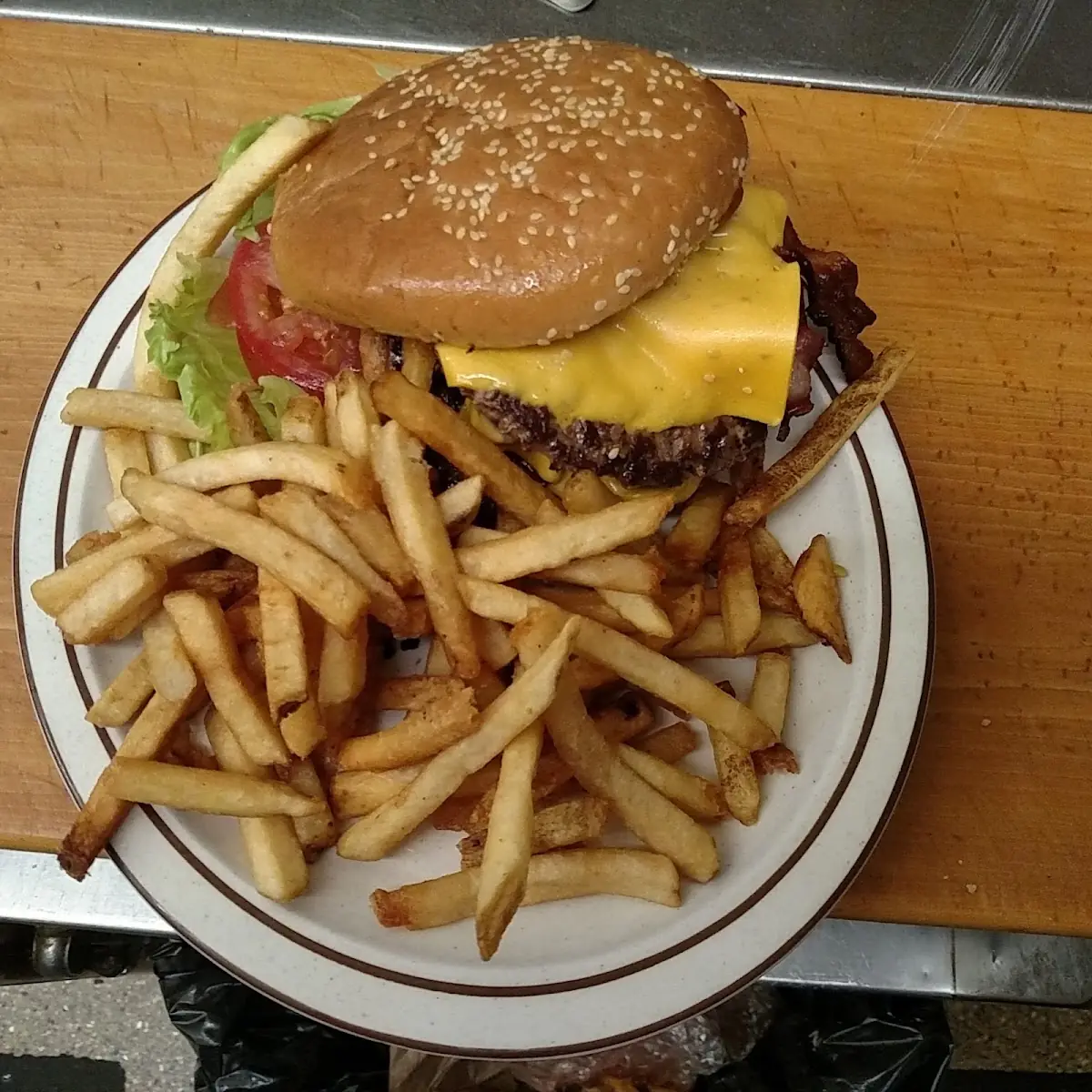 Grass Fed Cheese Burger