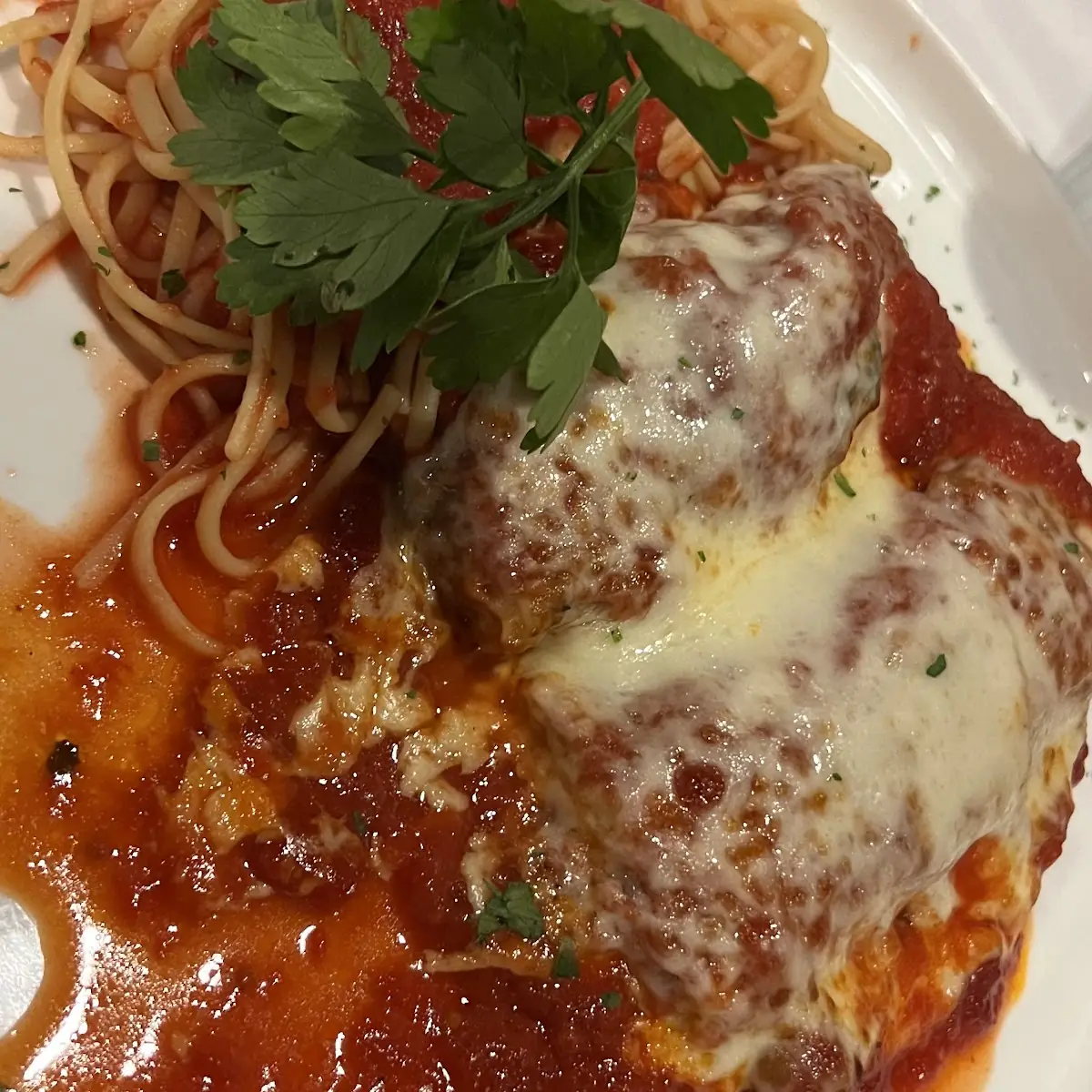 Chicken Parmesan with Spaghetti