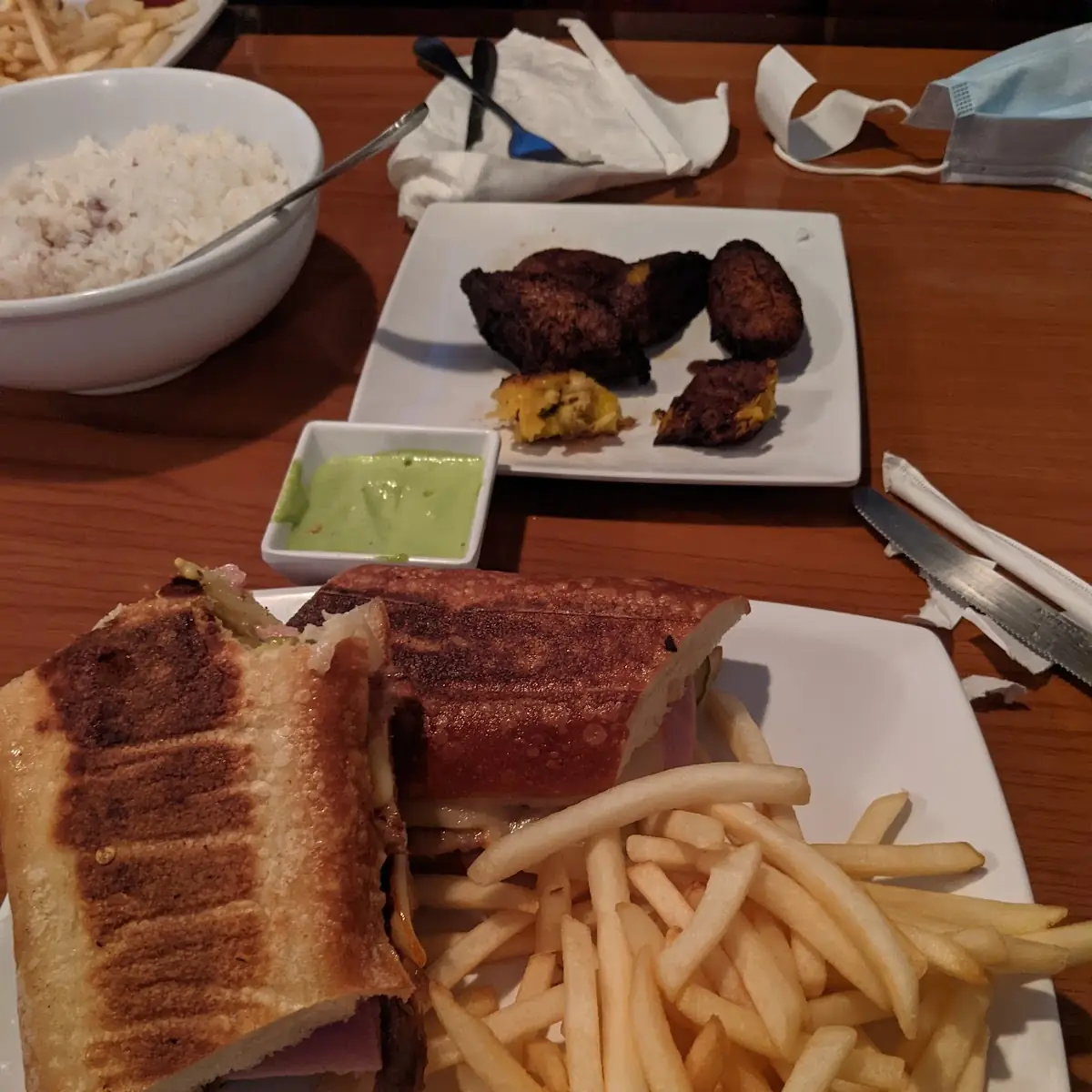 Cuban Sandwich with Fries