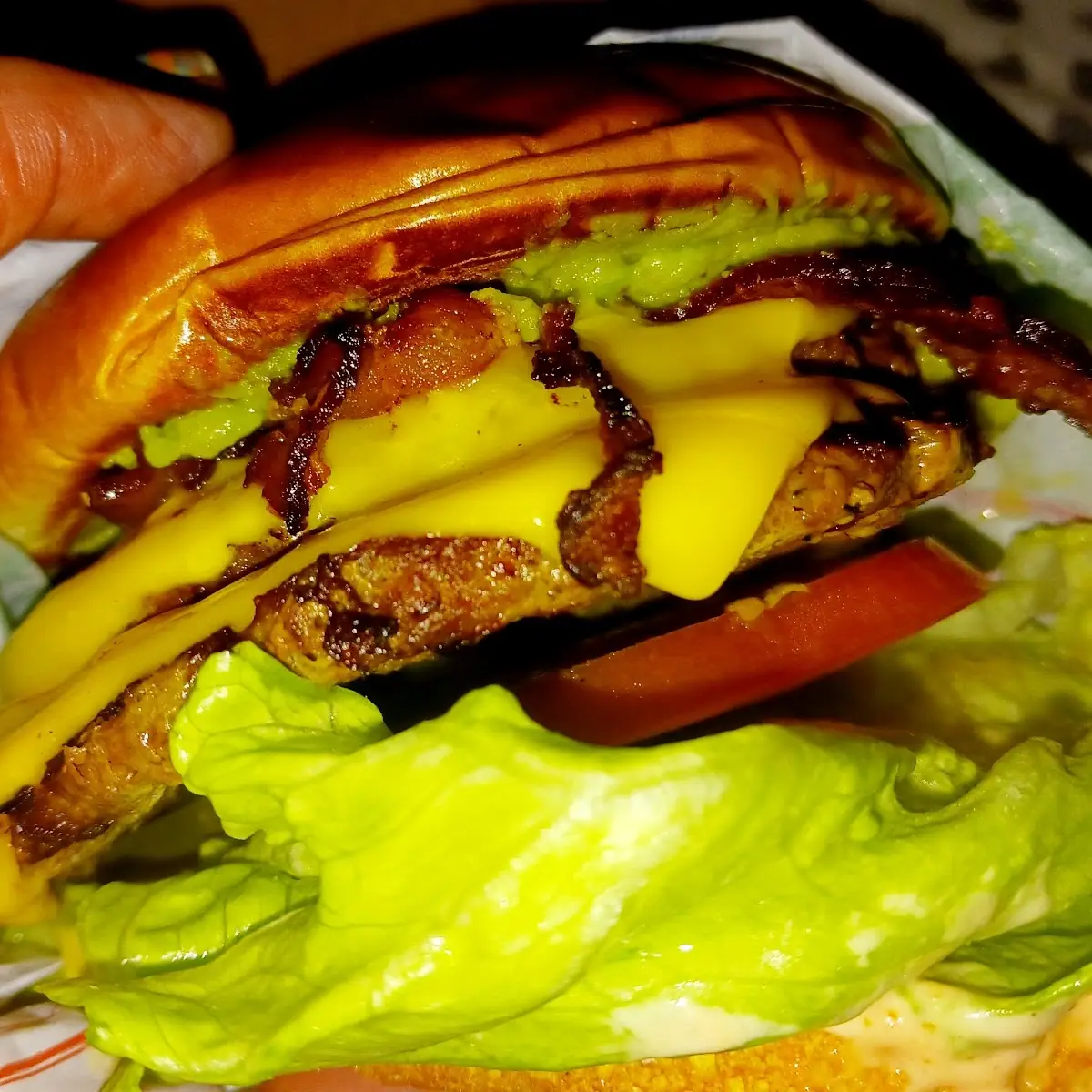 1 3 lb Natural Avocado Bacon Cheeseburger