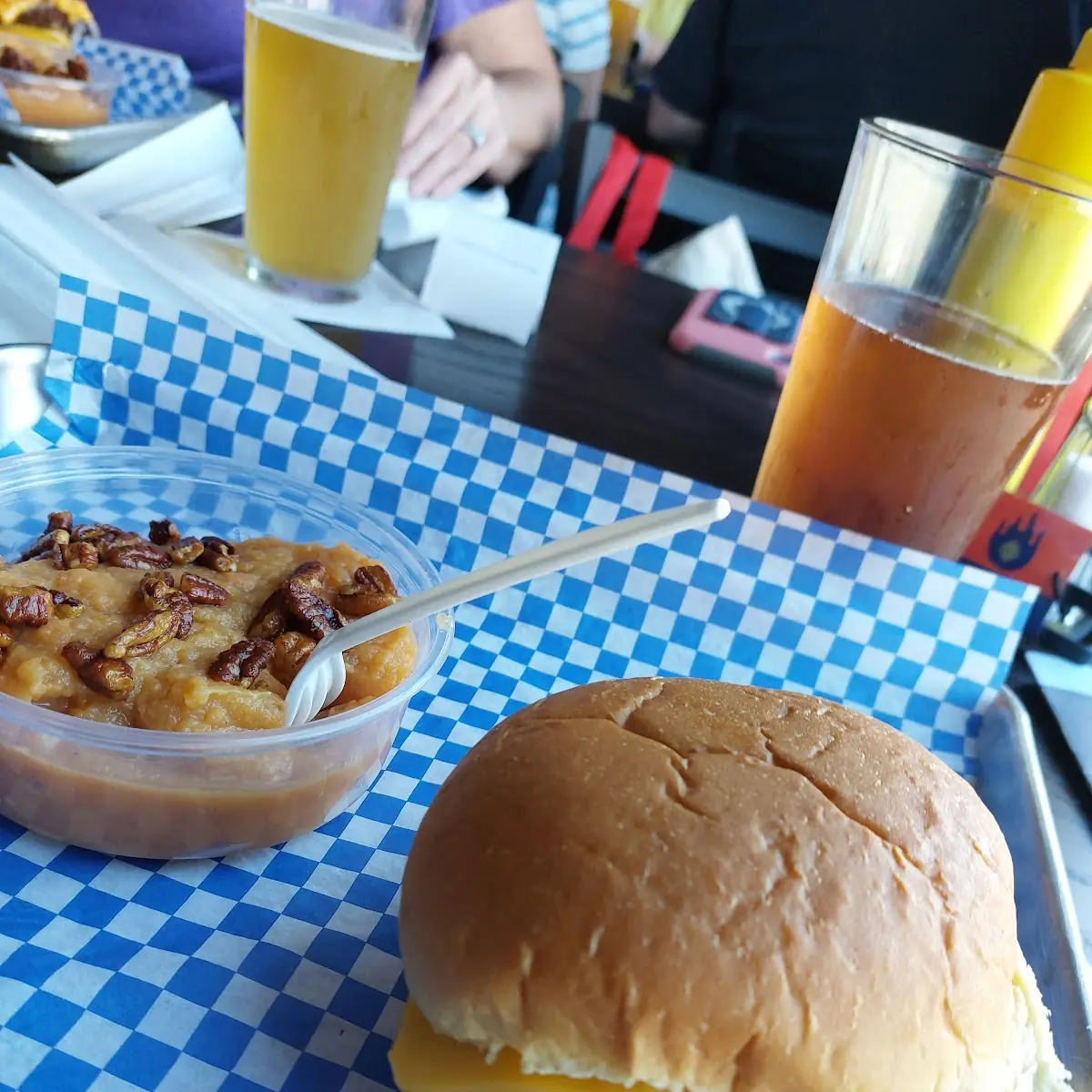 Smashburger and Sweet Potatoes