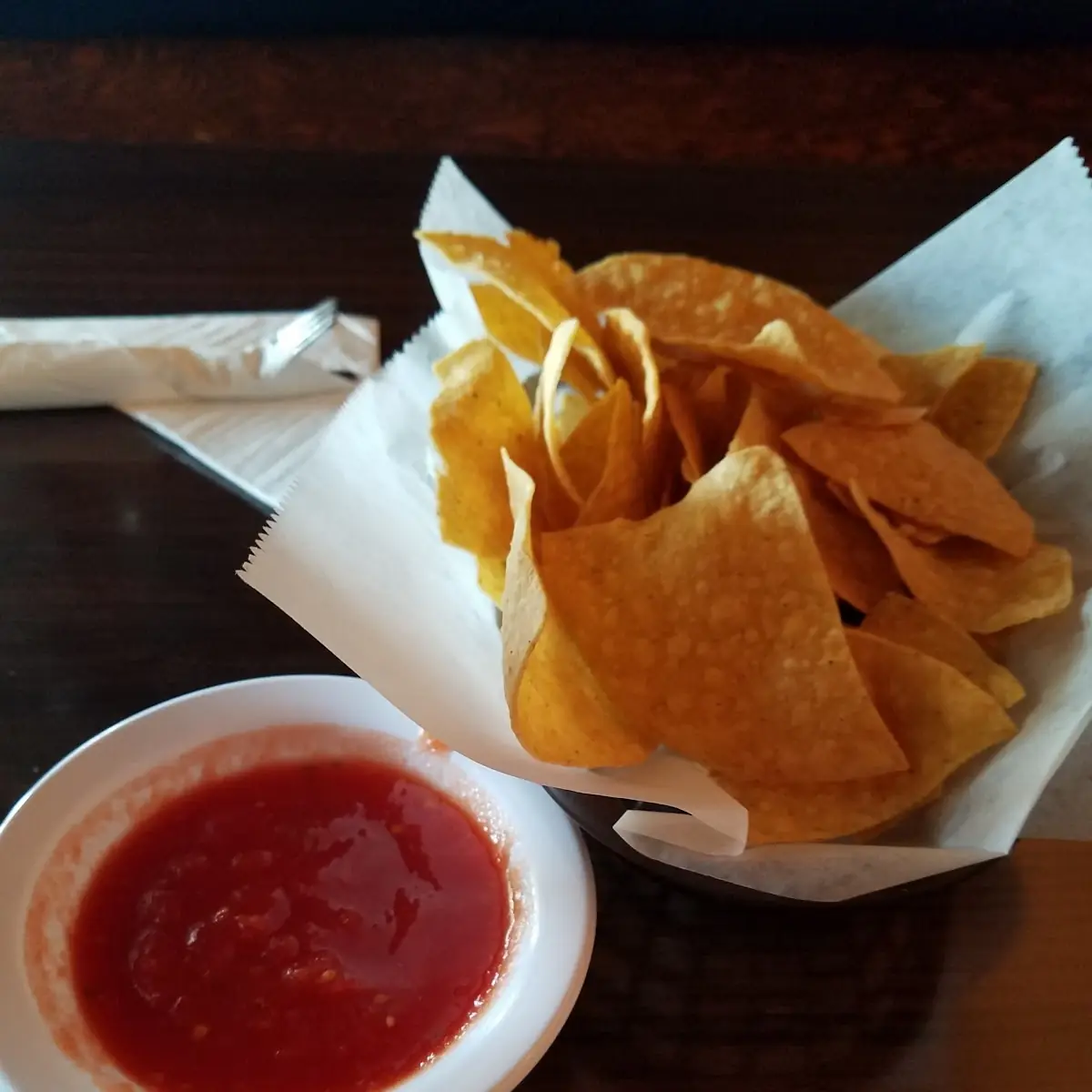Chips and Salsa Verde