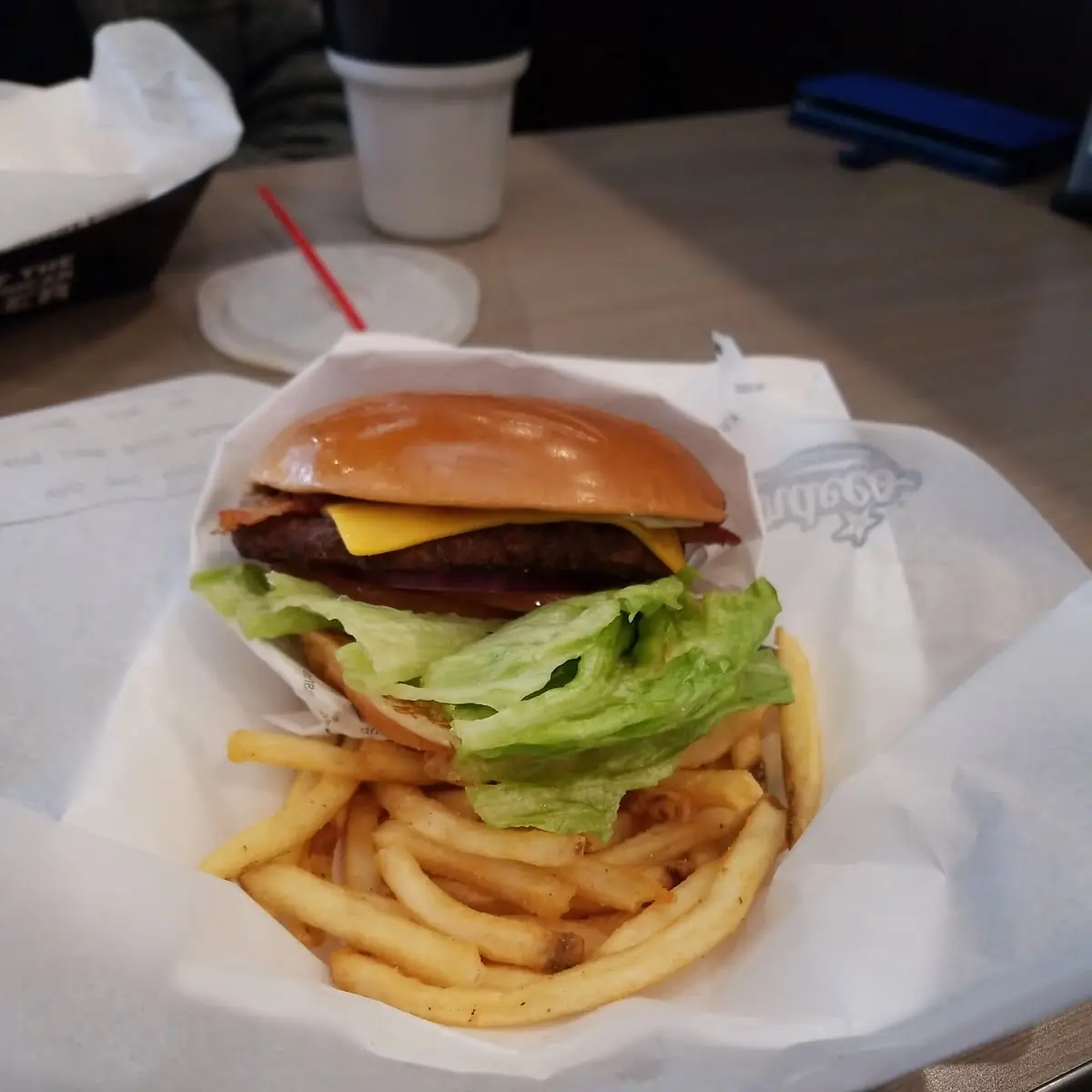 Mushroom Swiss Burger