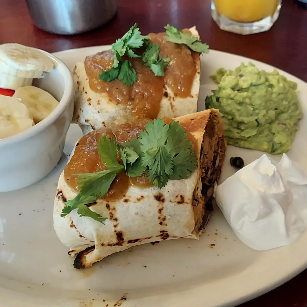 Chorizo and Pulled Pork Burrito