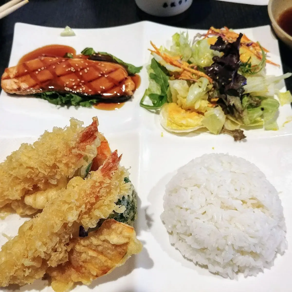Salmon Teriyaki Bento